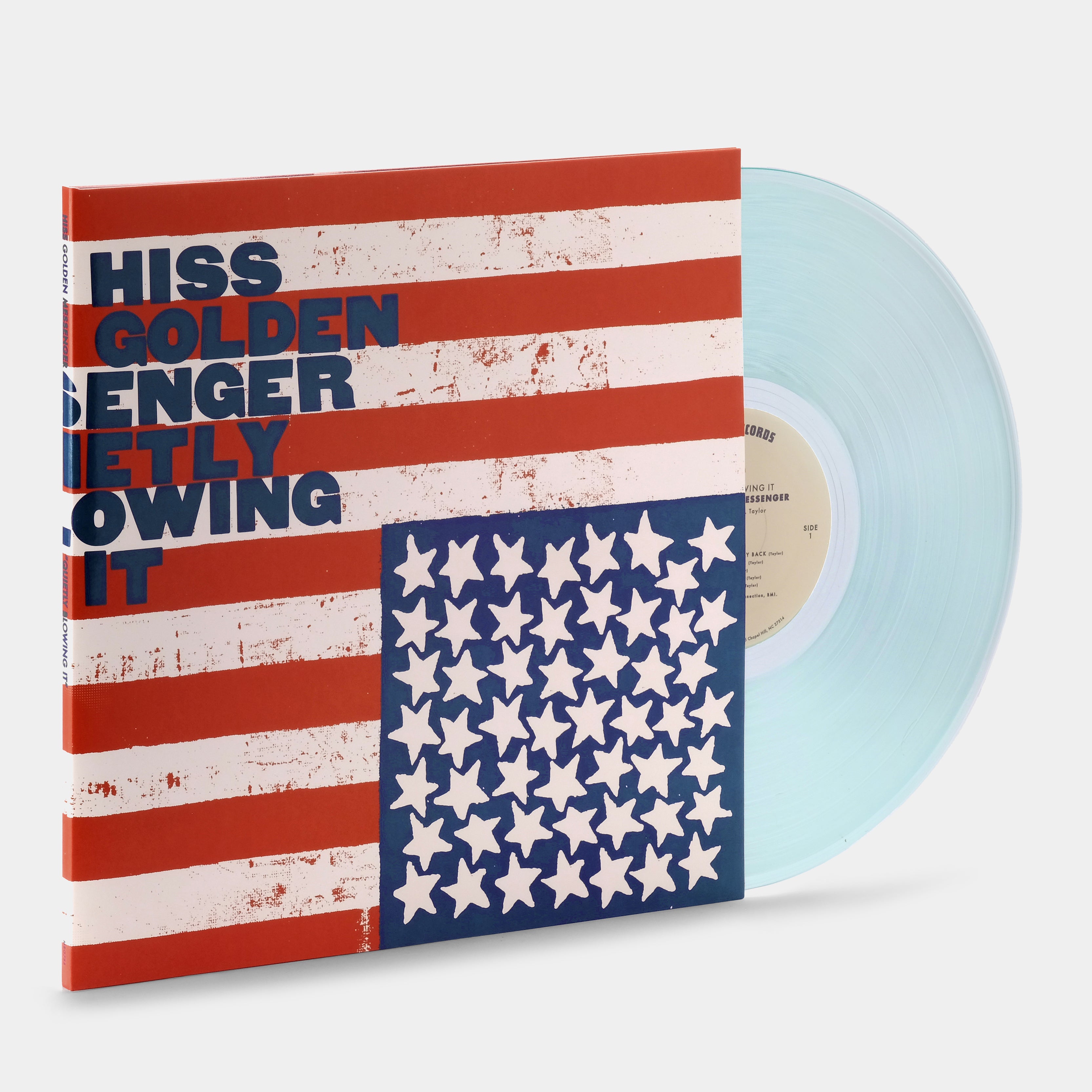 Hiss Golden Messenger - Quietly Blowing It LP Clear Blue Vinyl Record