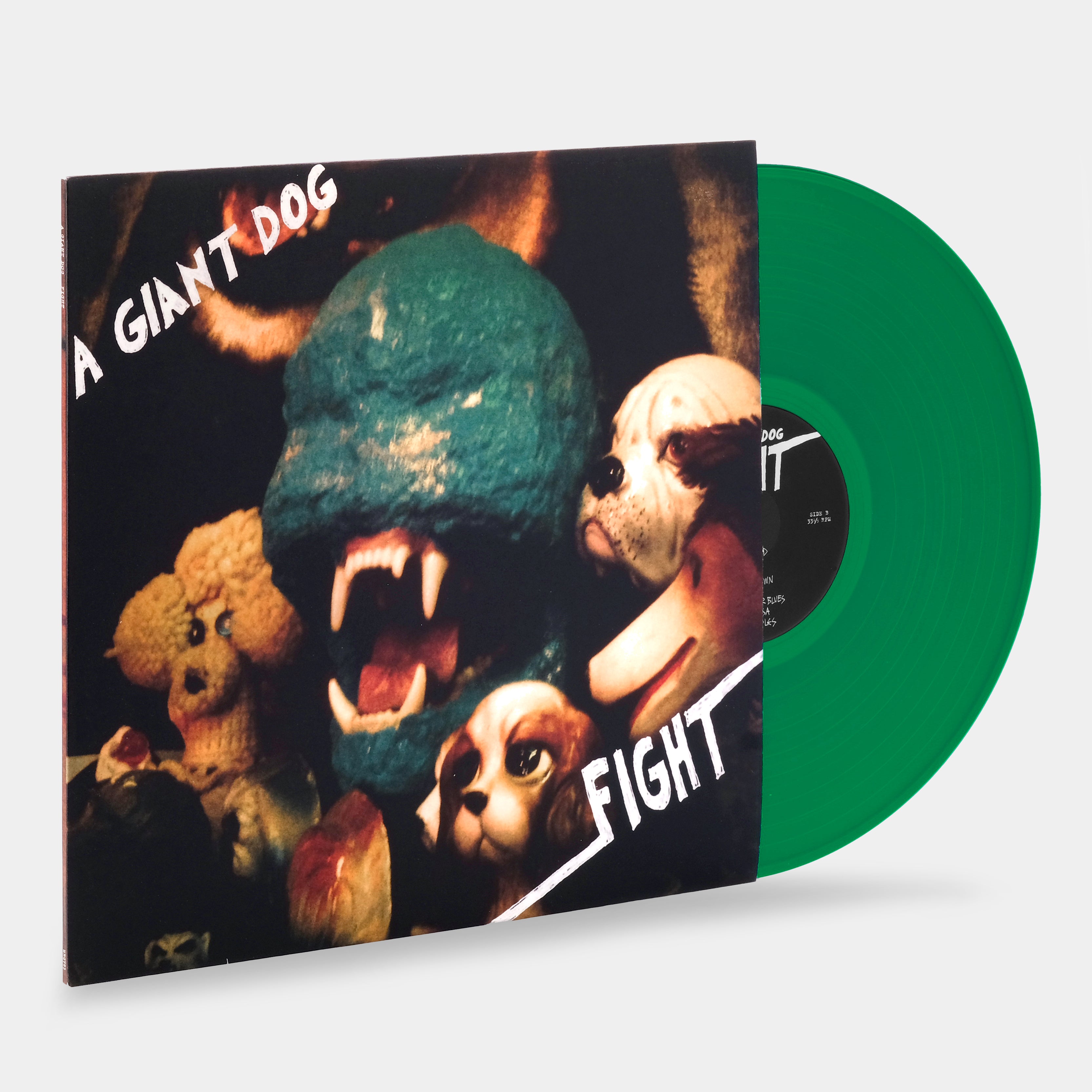 A Giant Dog - Fight LP Green Vinyl Record