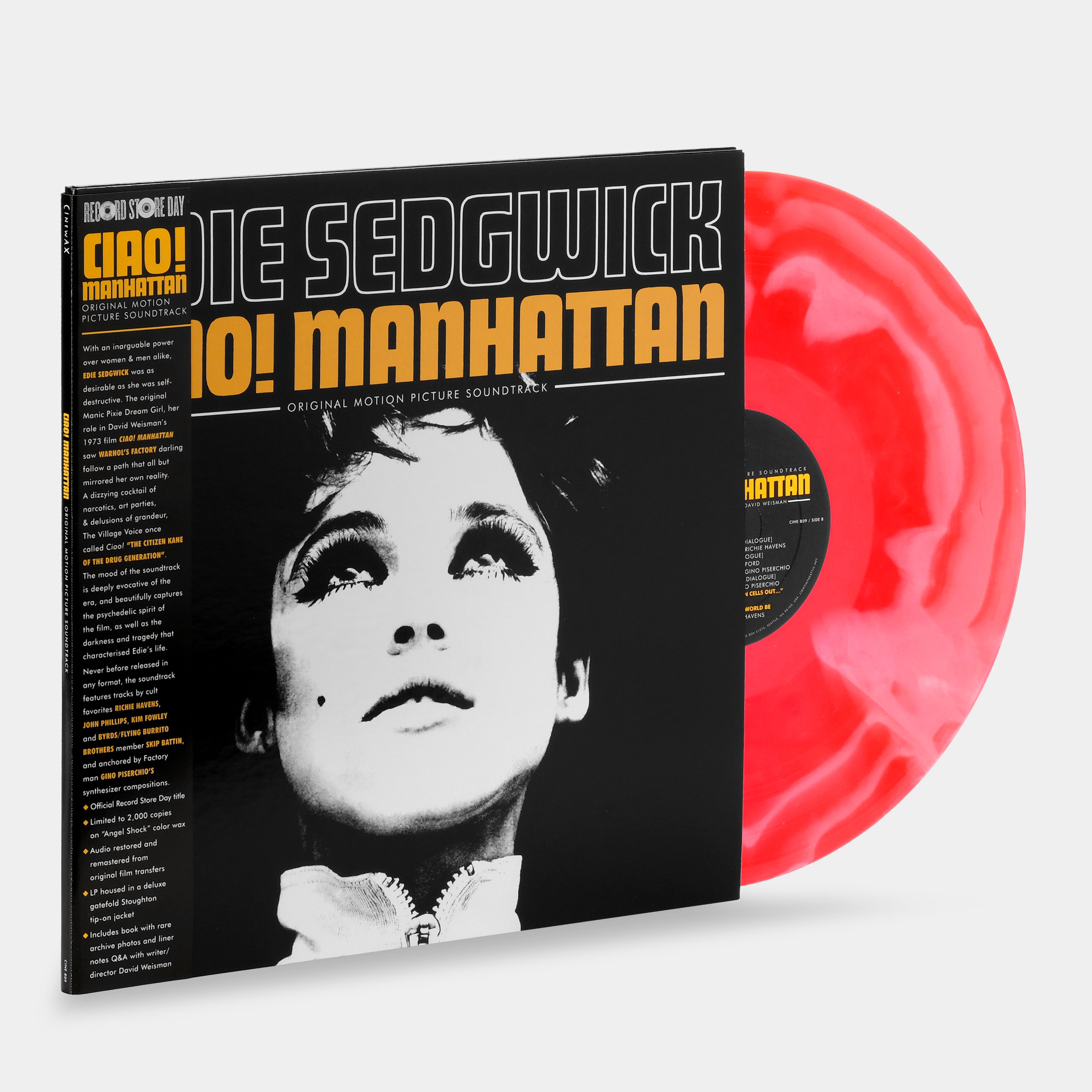 Ciao! Manhattan (Original Motion Picture Soundtrack) LP Angel Shock Vinyl Record