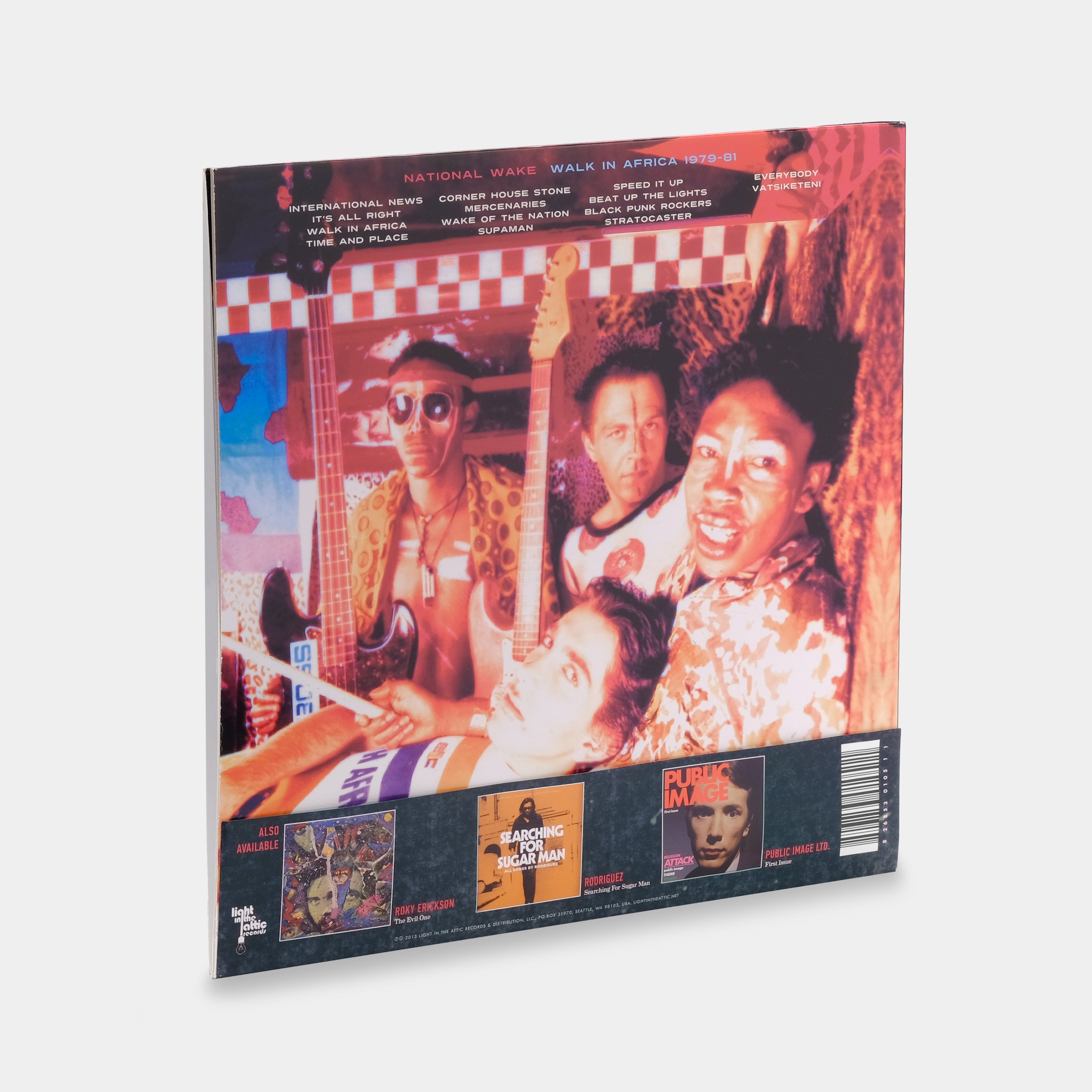 National Wake - Walk In Africa 1979-81 Limited Edition 2xLP Clear with Red, Yellow, Blue Splatter Vinyl Record
