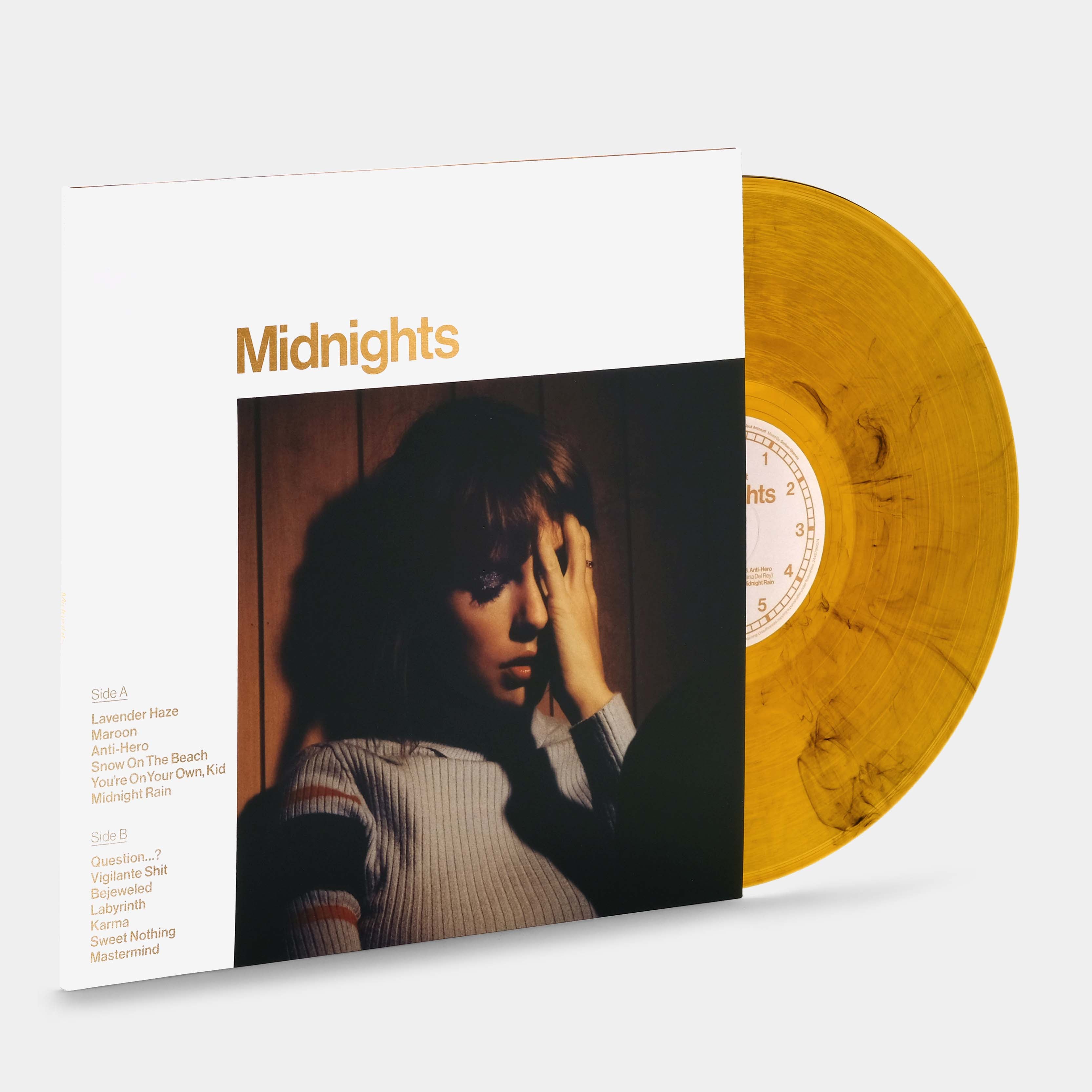 Taylor Swift - Midnights LP Mahogany Marbled Vinyl Record