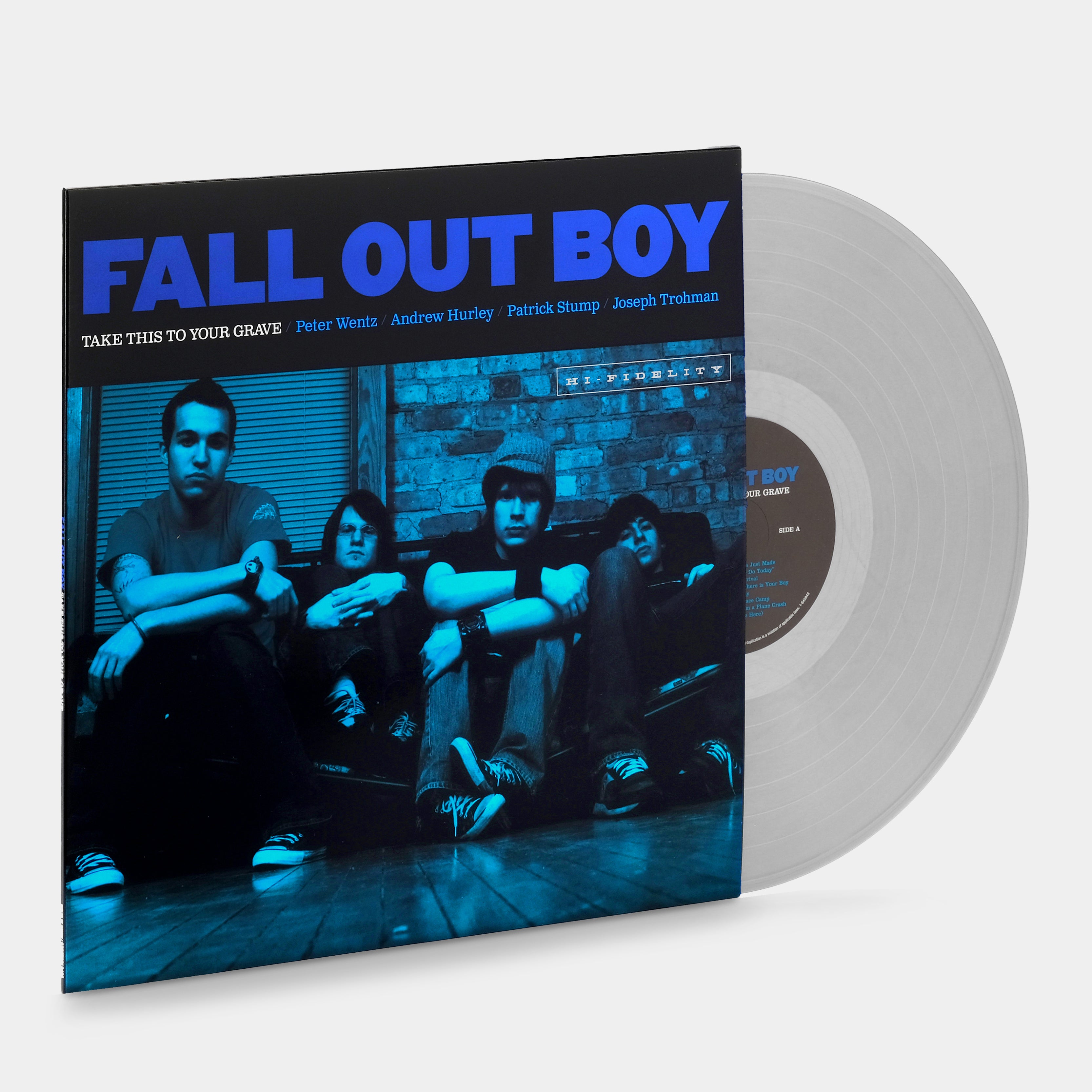Fall Out Boy - Take This To Your Grave LP Silver Vinyl Record