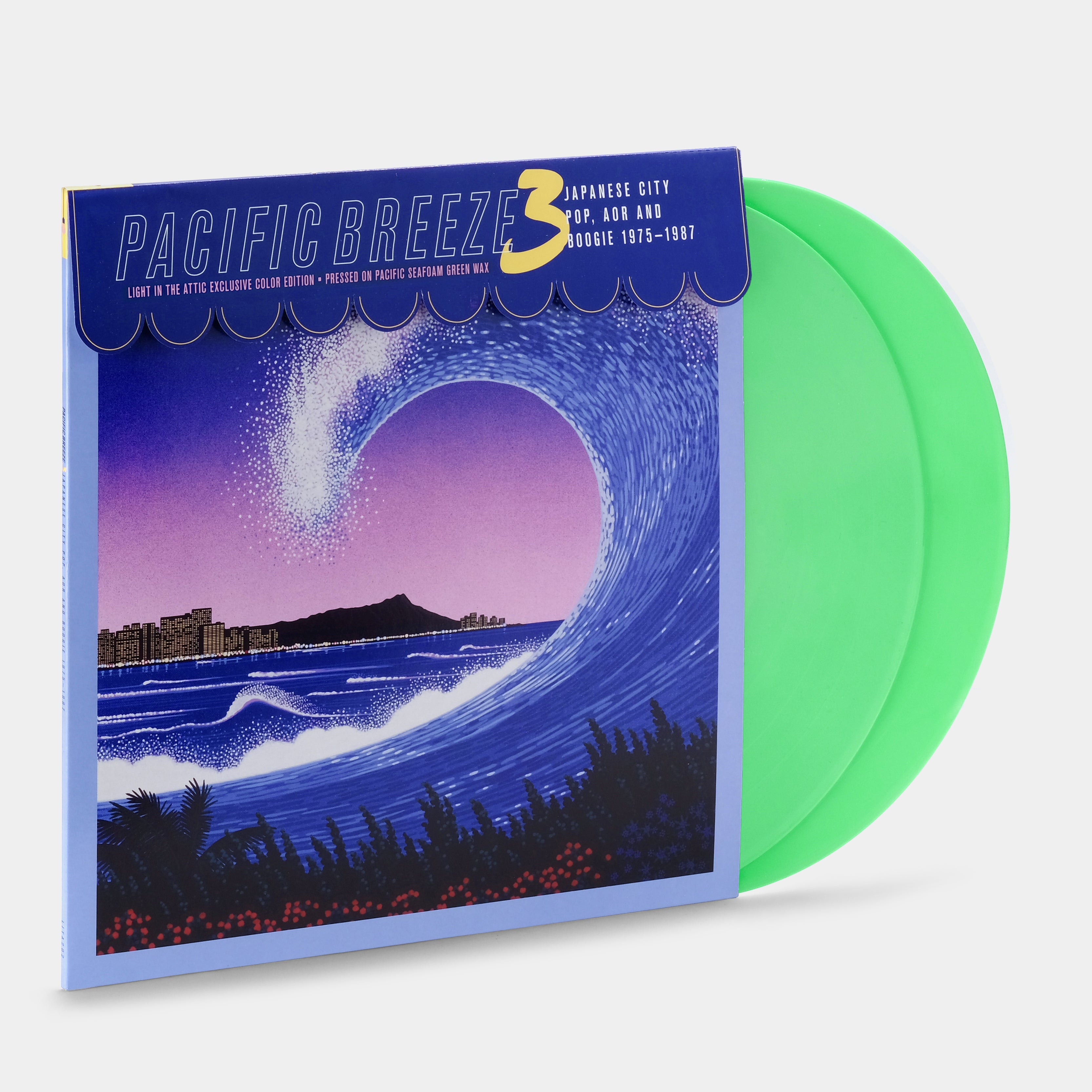 Pacific Breeze 3: Japanese City Pop, AOR And Boogie 1975-1987 2xLP Pacific Seafoam Green Vinyl Record