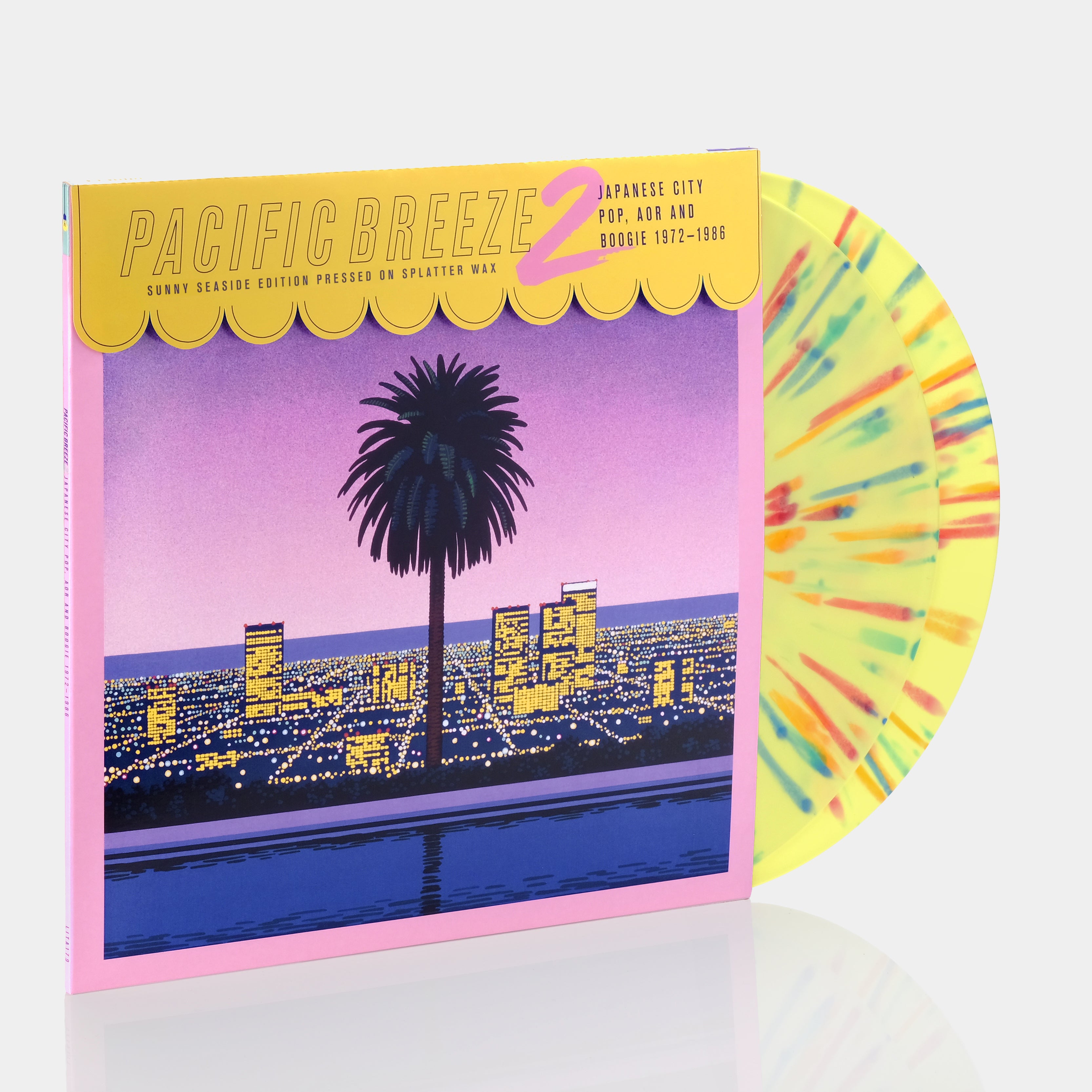 Pacific Breeze 2: Japanese City Pop, AOR & Boogie 1972-1986 2xLP Sunny Seaside Splatter Vinyl Record (Damaged Packaging)