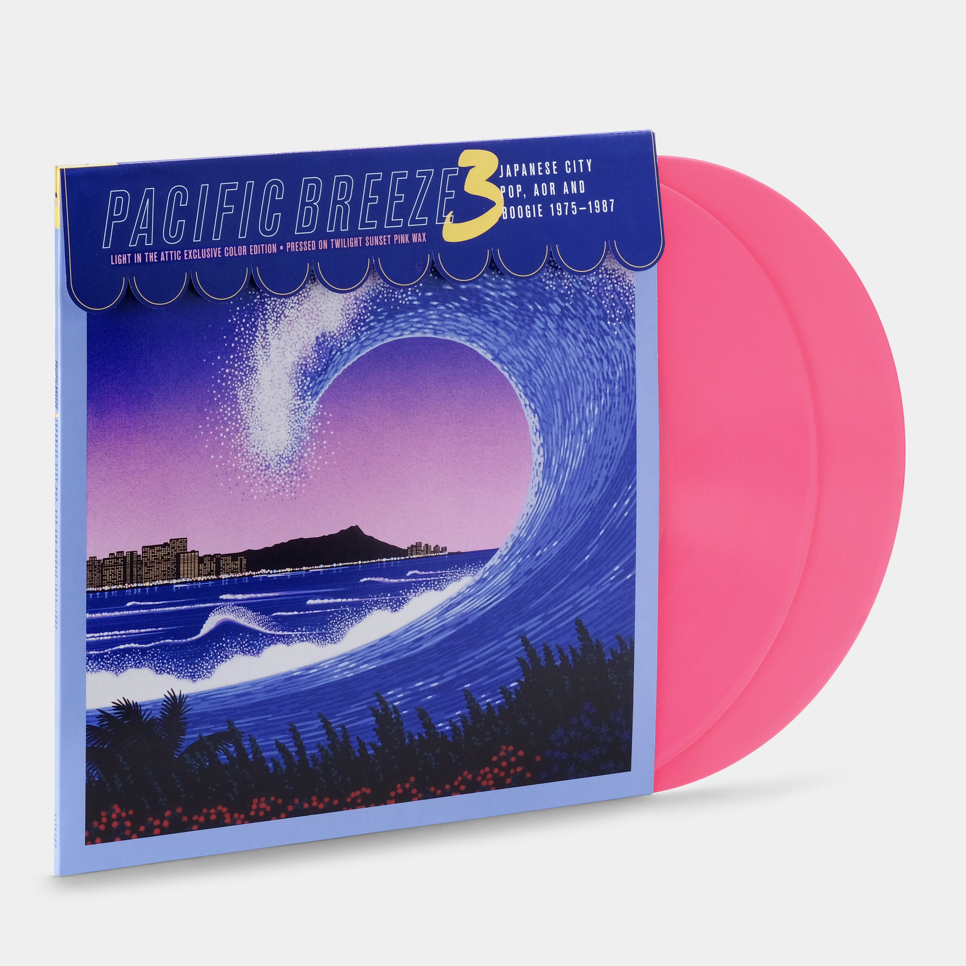 Pacific Breeze 3: Japanese City Pop, AOR And Boogie 1975-1987 2xLP Twilight Sunset Pink Vinyl Record