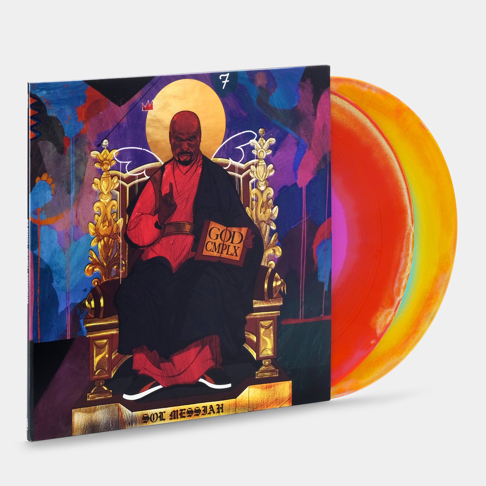 Sol Messiah - GOD CMPLX (Instrumentals) 2xLP Purple, Orange & Light Bl