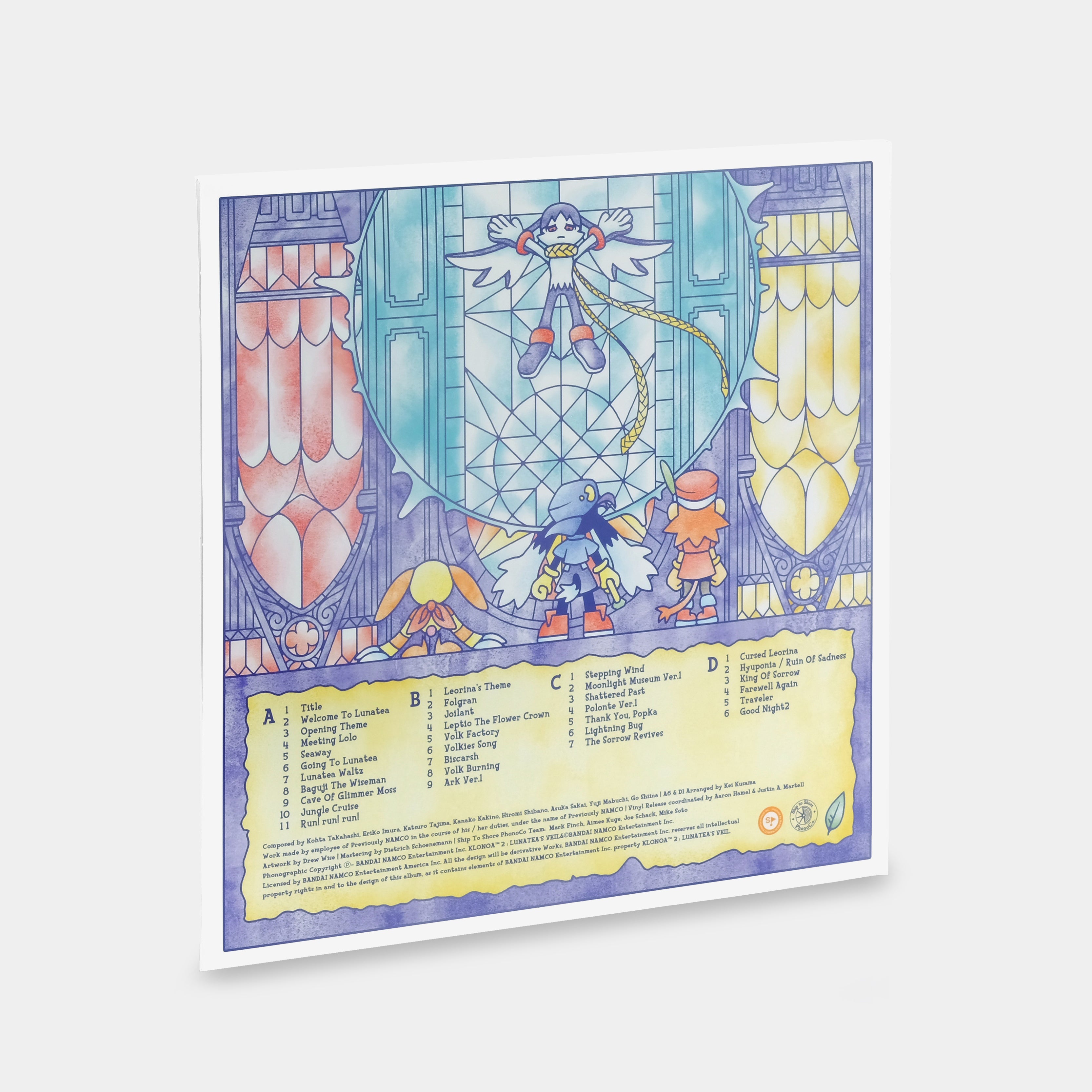 Klonoa 2: Lunatea's Veil (Original Video Game Soundtrack) 2xLP Clear Vinyl Record