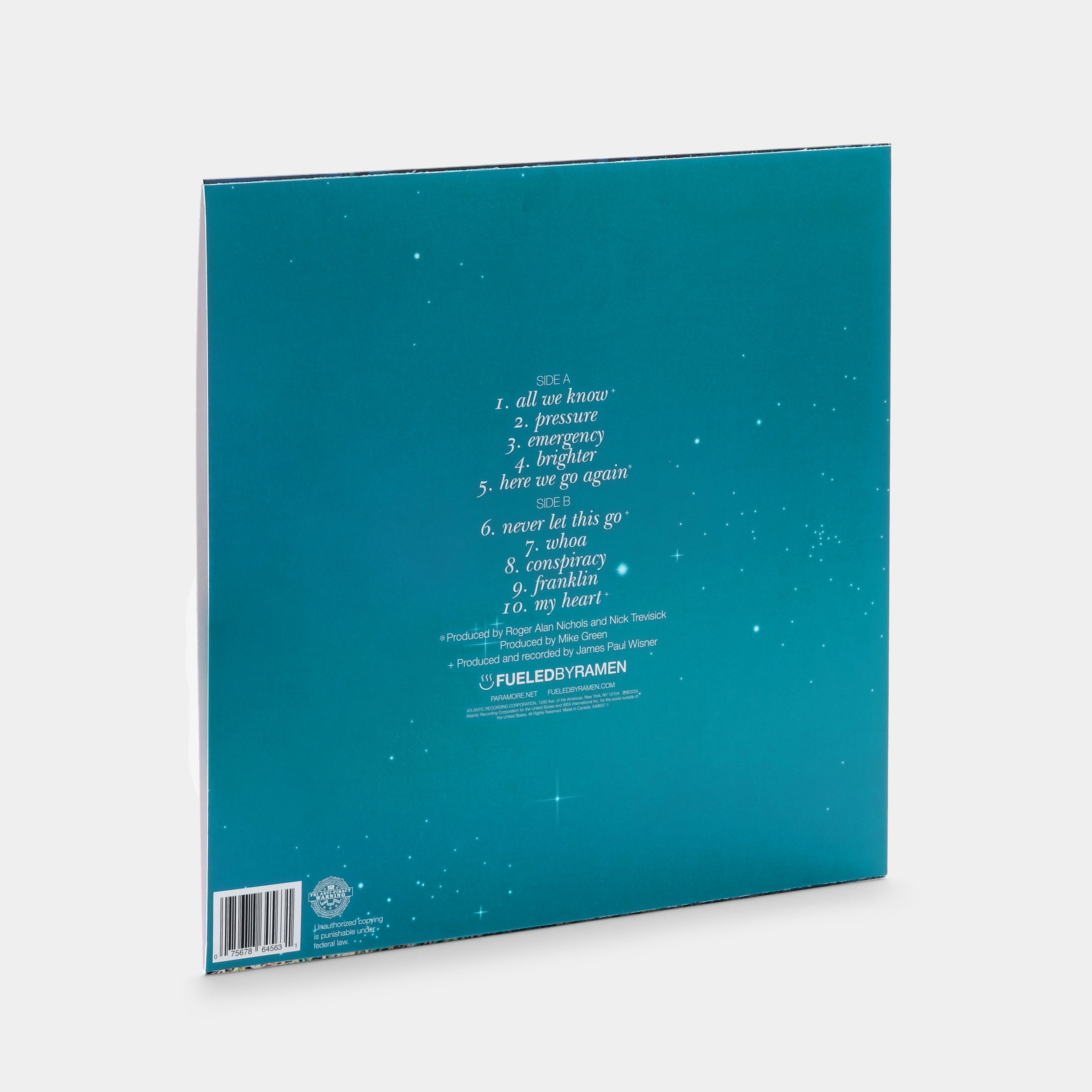 Paramore - All We Know Is Falling LP Silver Vinyl Record