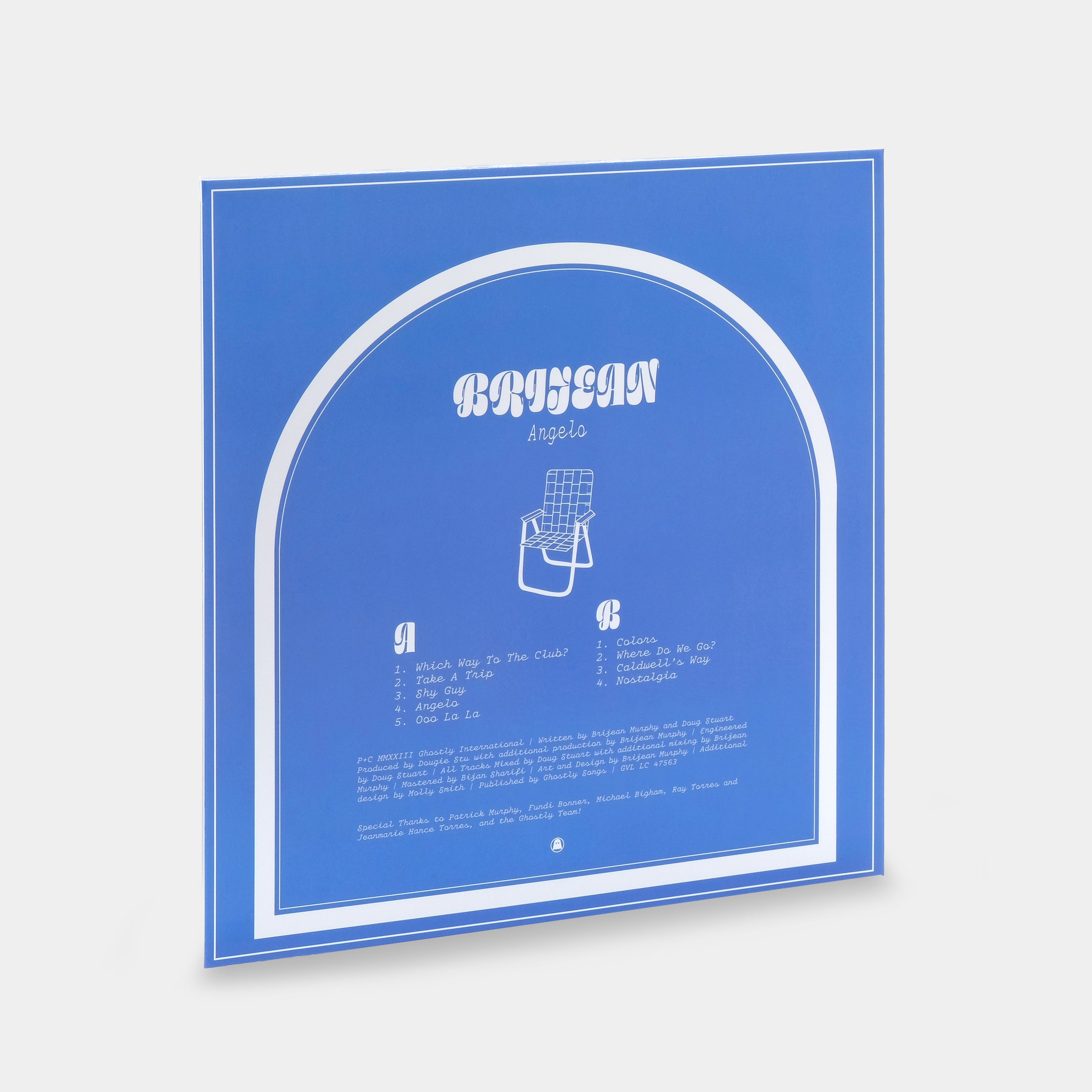 Brijean - Angelo EP Pink & Blue Marbled Vinyl Record