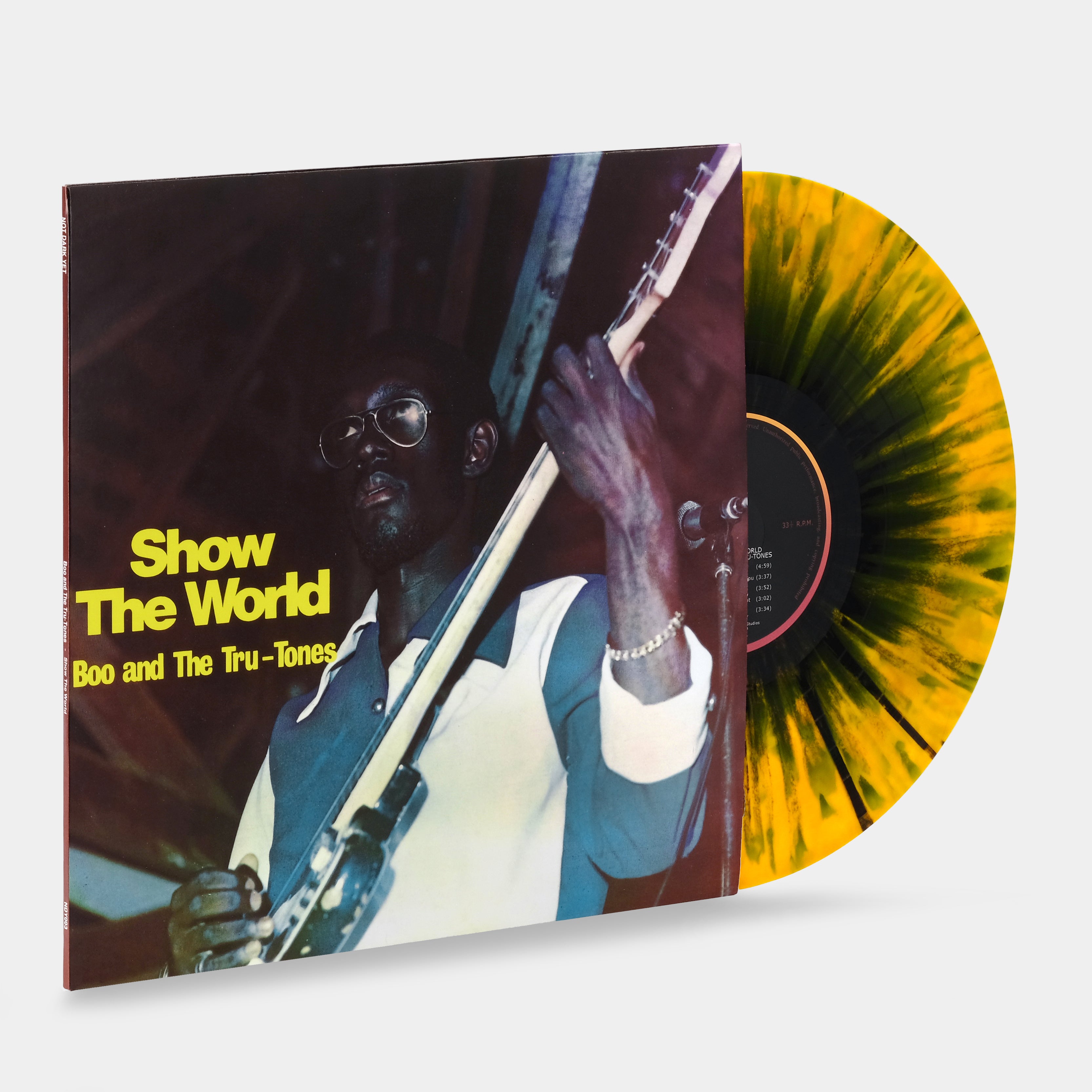 Boo & The Tru Tones - Show The World LP Black and Yellow Splatter Vinyl Record