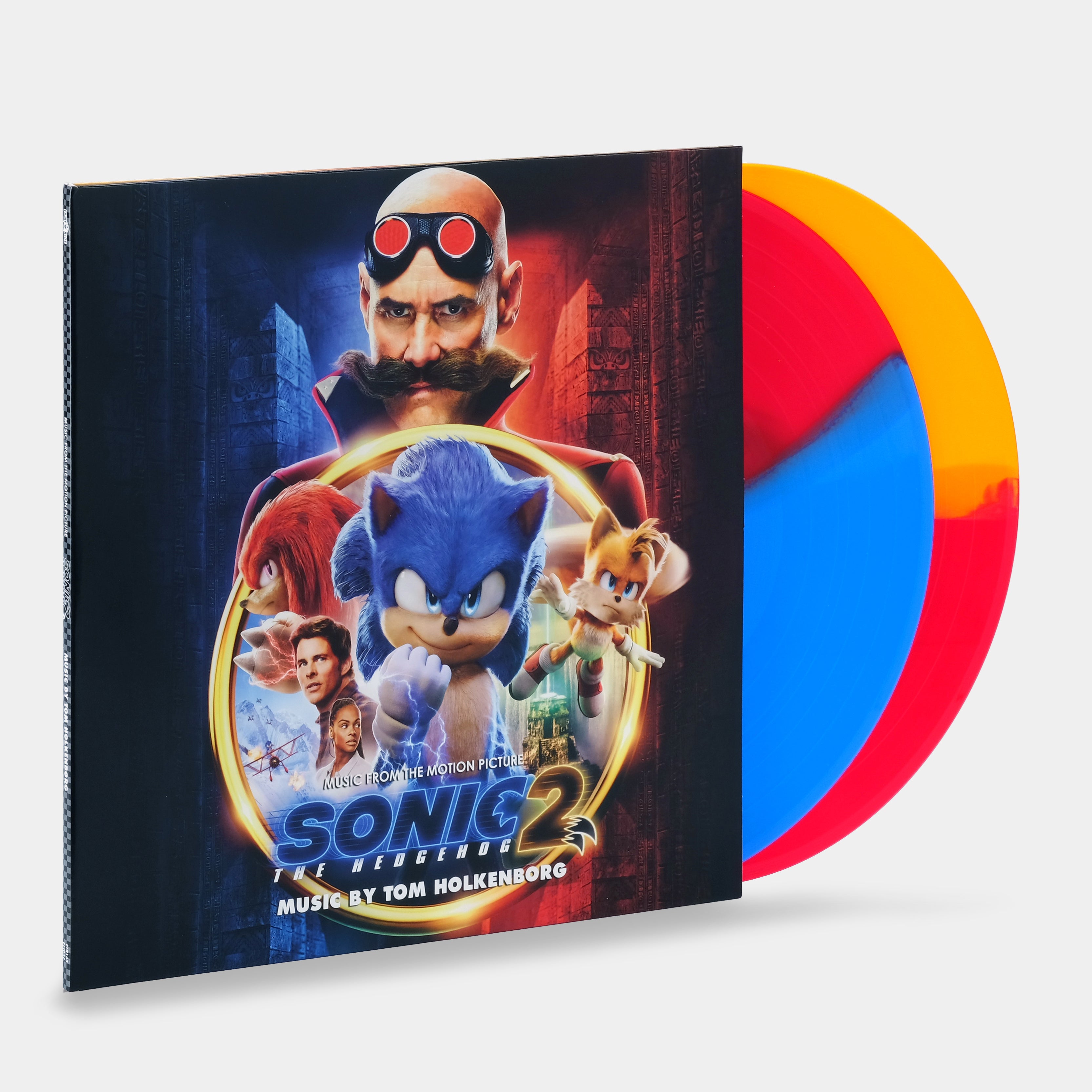 Tom Holkenborg - Sonic The Hedgehog 2: Music From The Motion Picture 2xLP Multicolor Split Vinyl Record