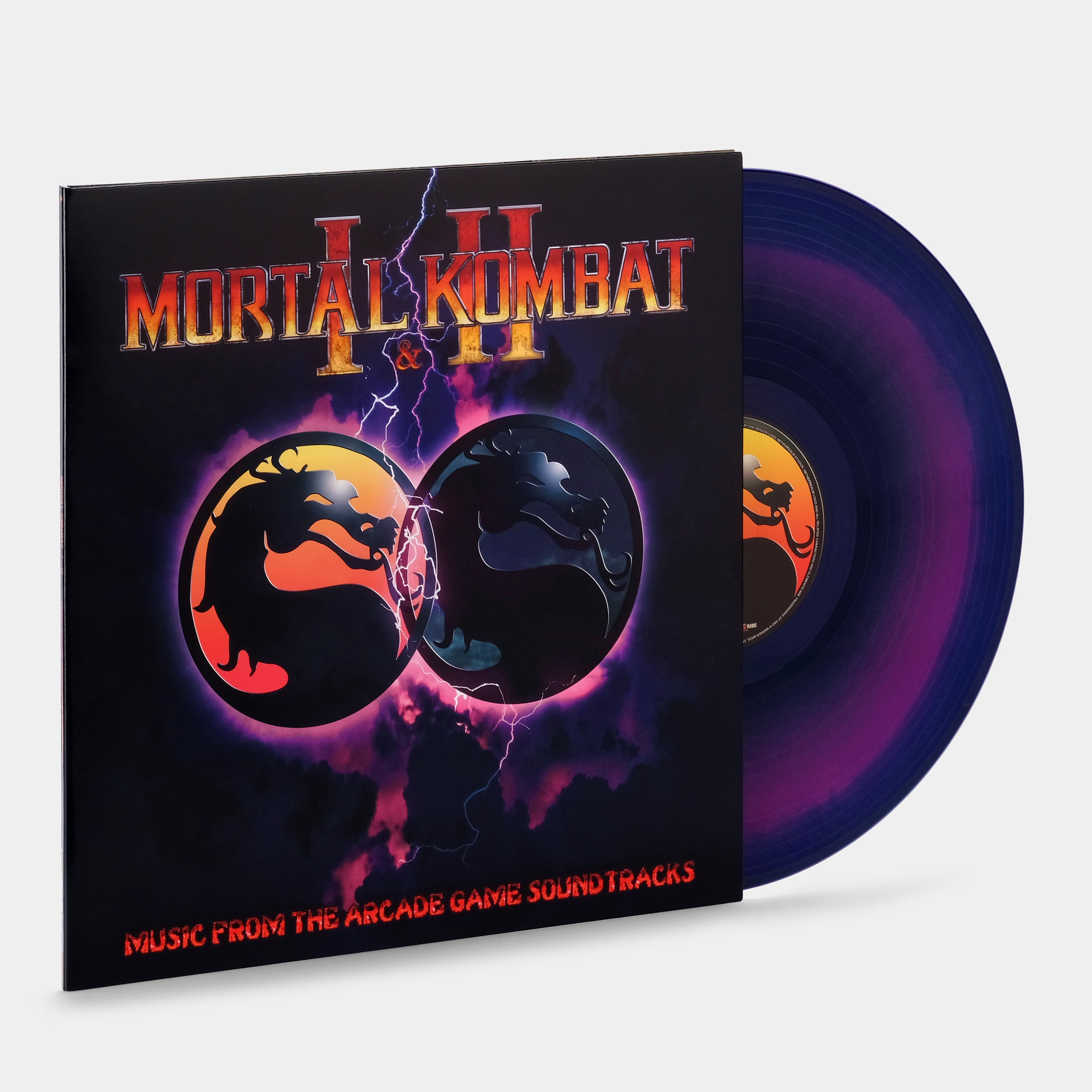Dan Forden - Mortal Kombat 1+2: Music From The Arcade Game Soundtracks LP Blue & Purple Swirl Vinyl Record