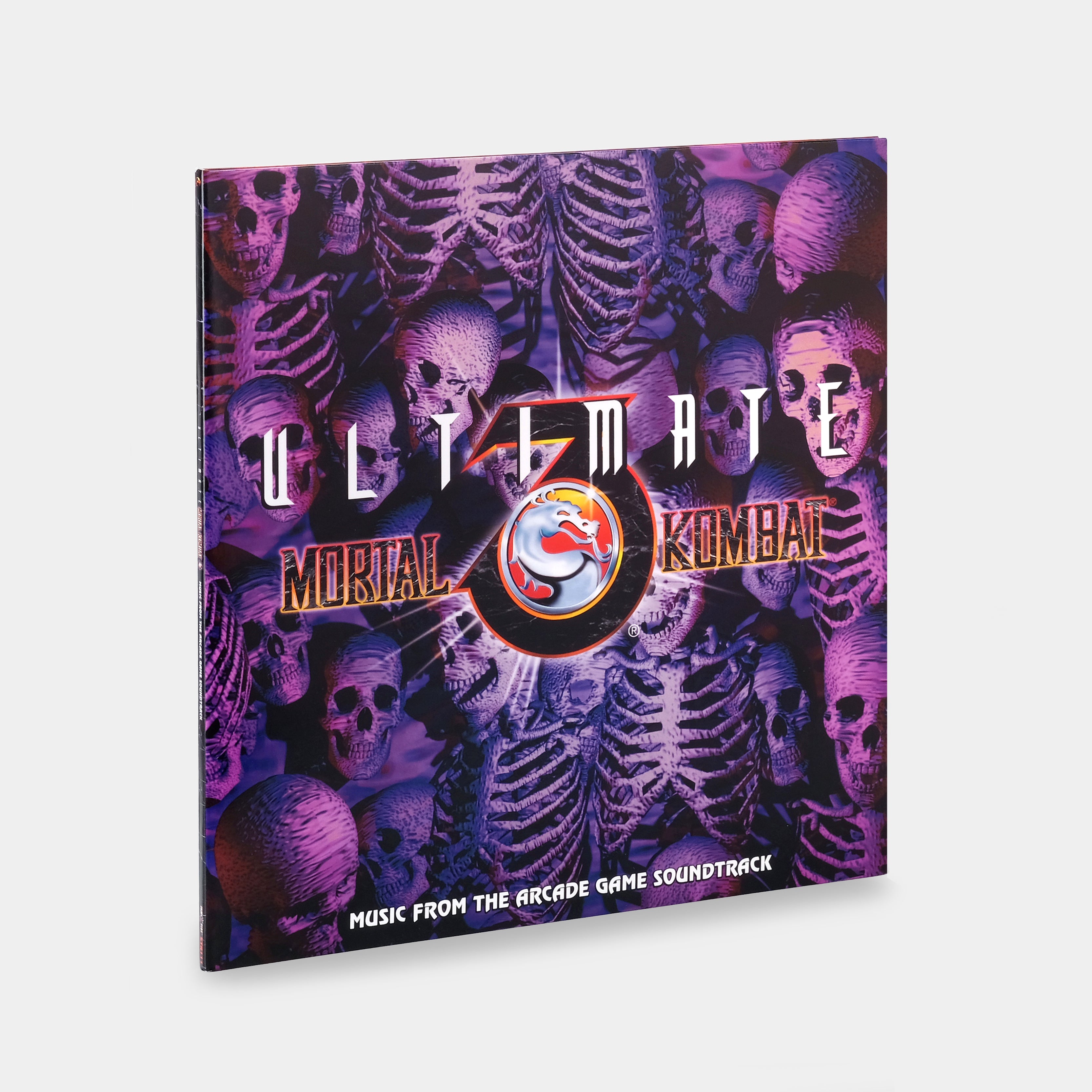 Dan Forden - Ultimate Mortal Kombat 3: Music From The Arcade Game Soundtrack LP Silver & Red Swirl Vinyl Record