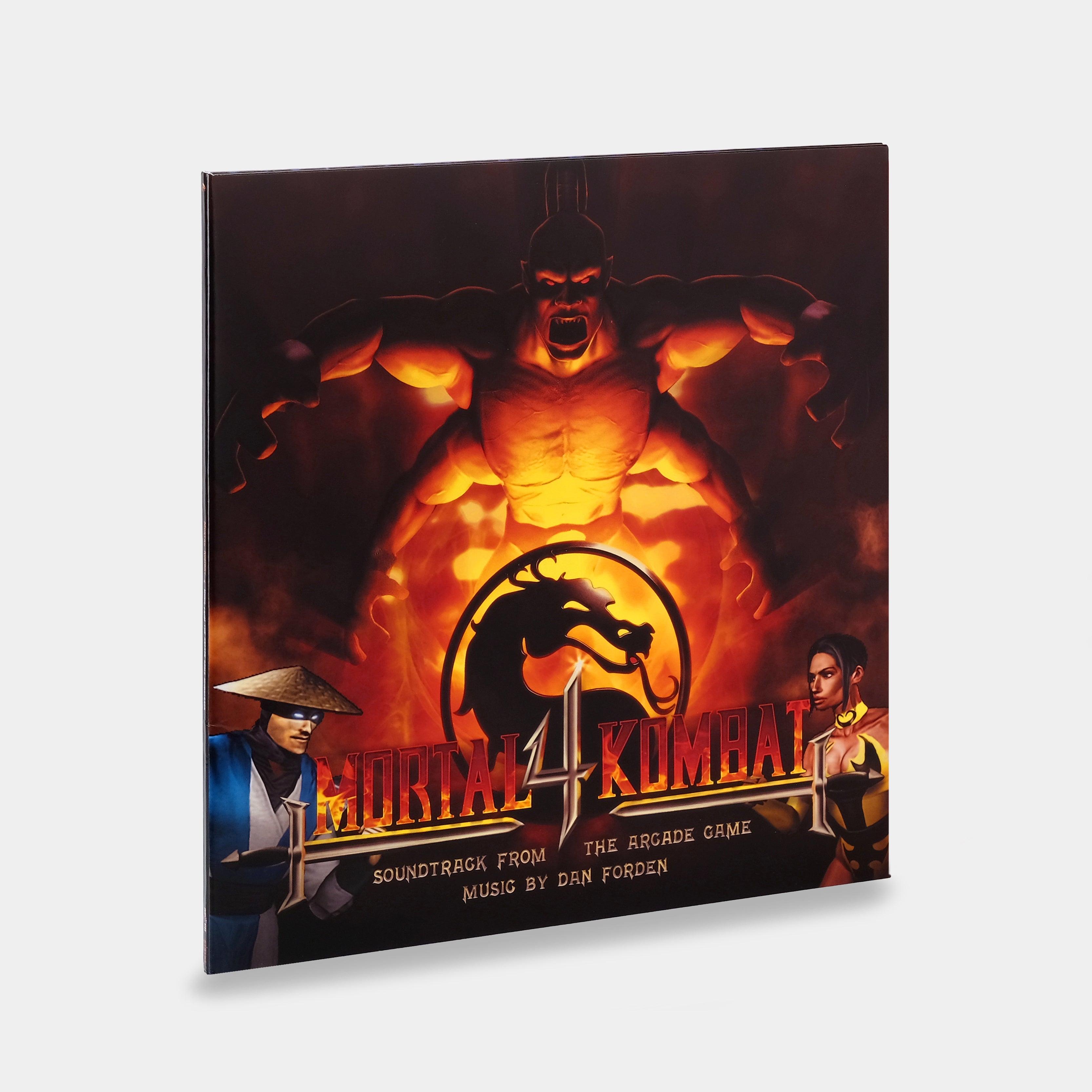 Dan Forden - Mortal Kombat 4 (Soundtrack From The Arcade Game) LP Red & Yellow Swirl Vinyl Record