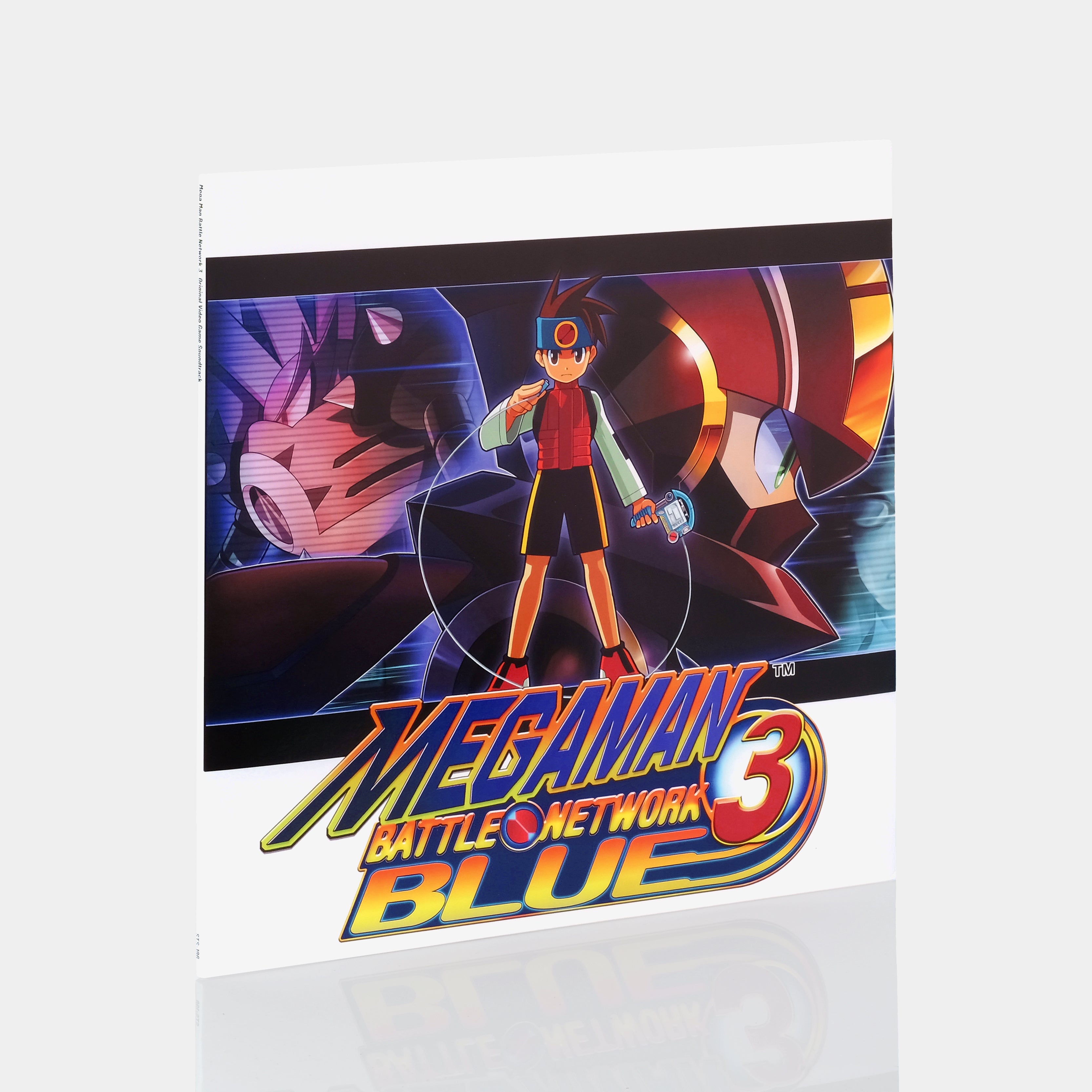Yoshino Aoki - Mega Man Battle Network 3 (Original Video Game Soundtrack) LP Blue & White Split Vinyl Record
