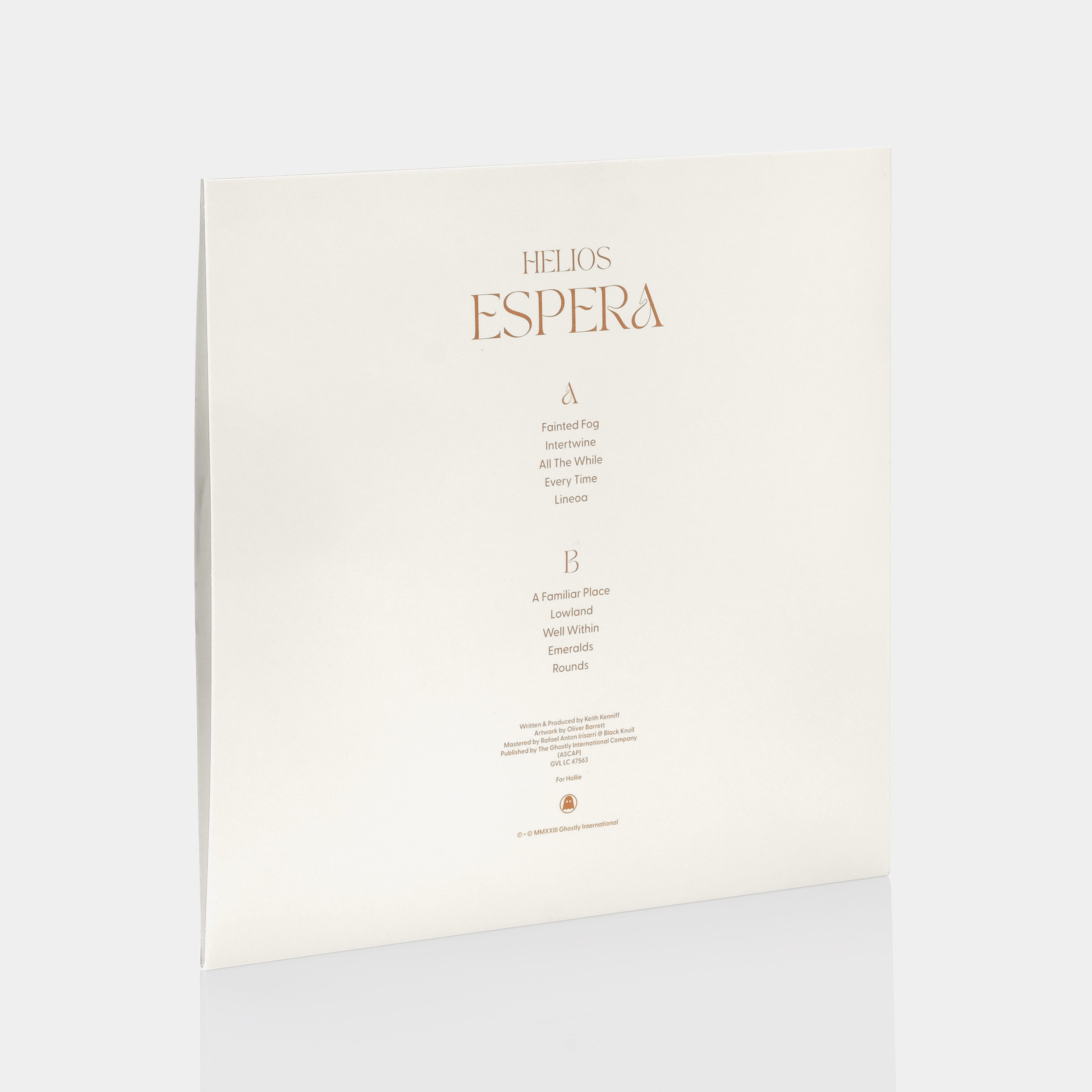Helios - Espera LP Beryl Vinyl Record