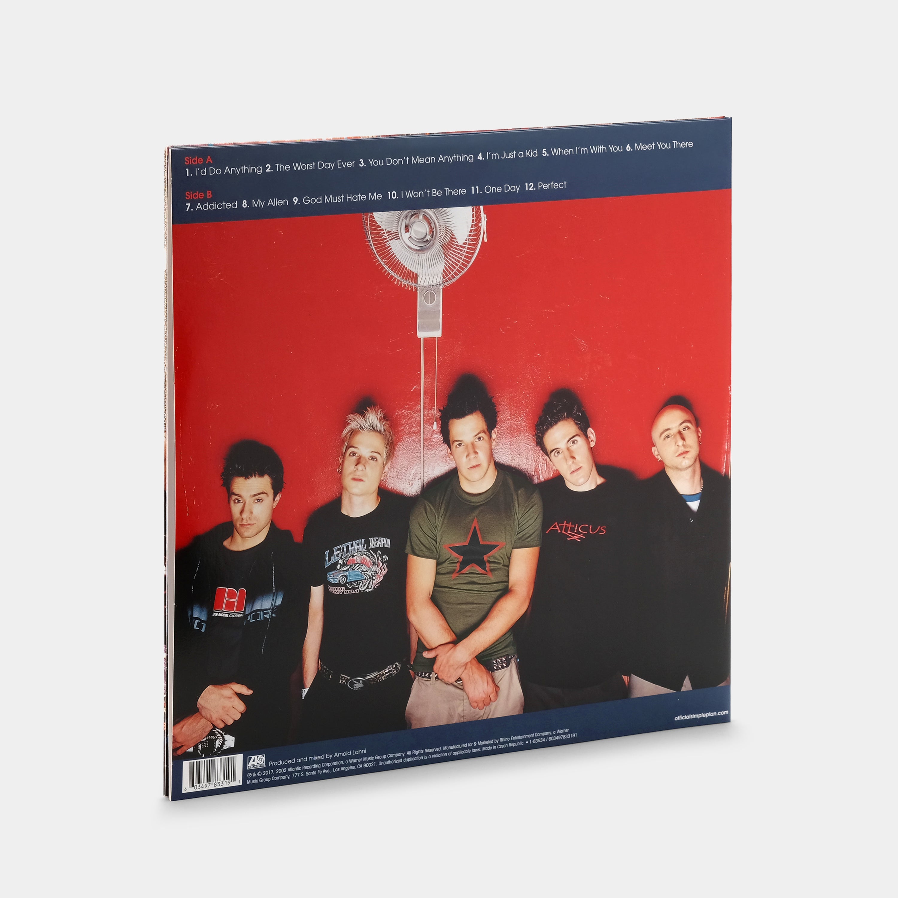 Simple Plan - No Pads, No Helmets...Just Balls LP Clear Crystal Vinyl Record
