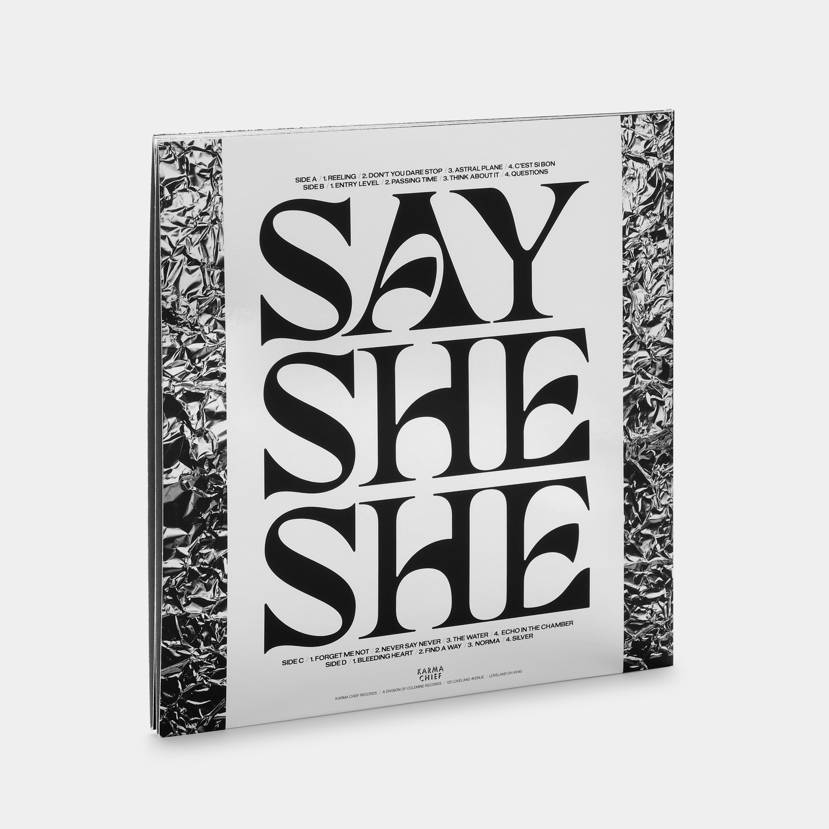 Say She She - Silver 2xLP Transparent Clear Vinyl Record