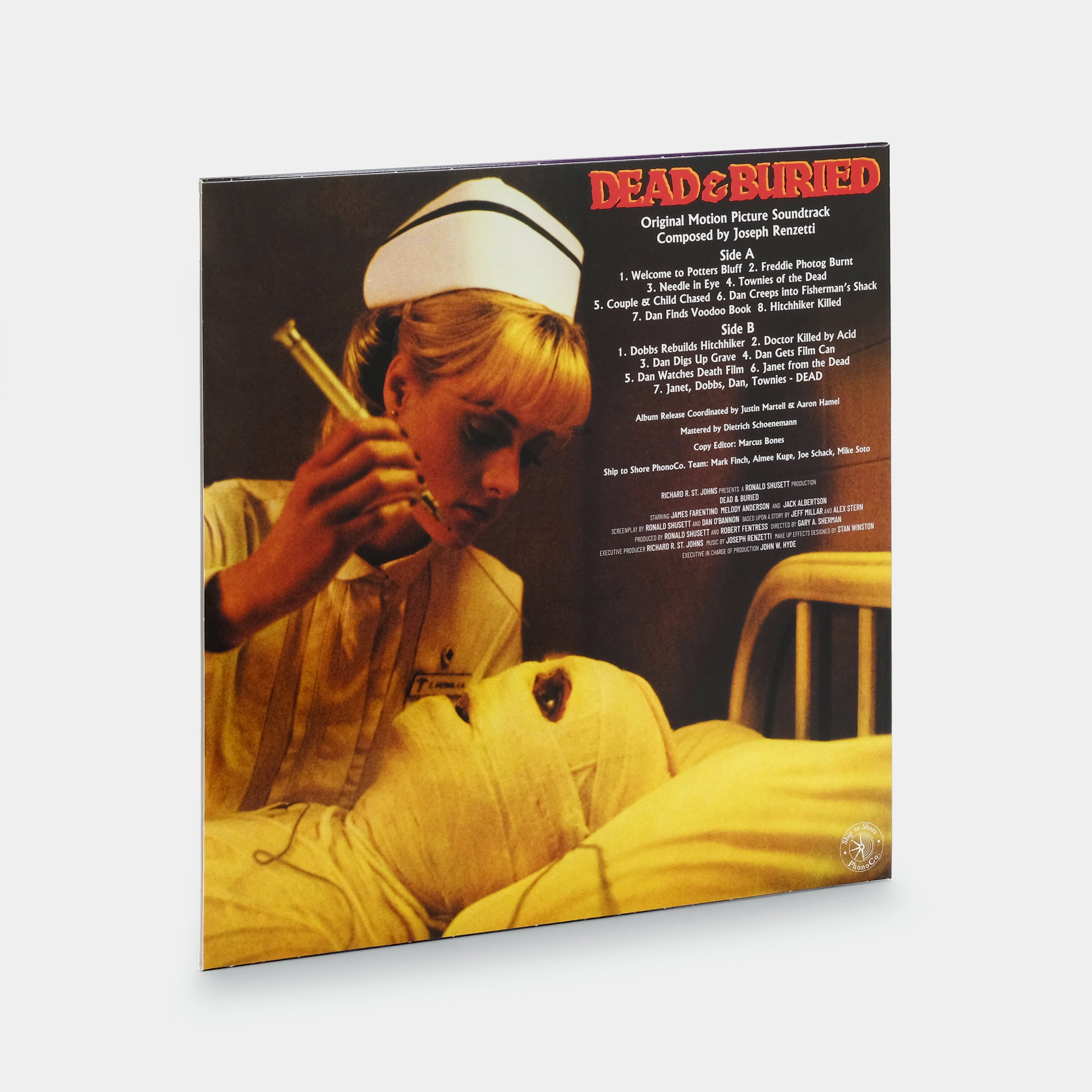 Joe Renzetti - Dead & Buried (Original Motion Picture Soundtrack) LP Transparent Blue Vinyl Record