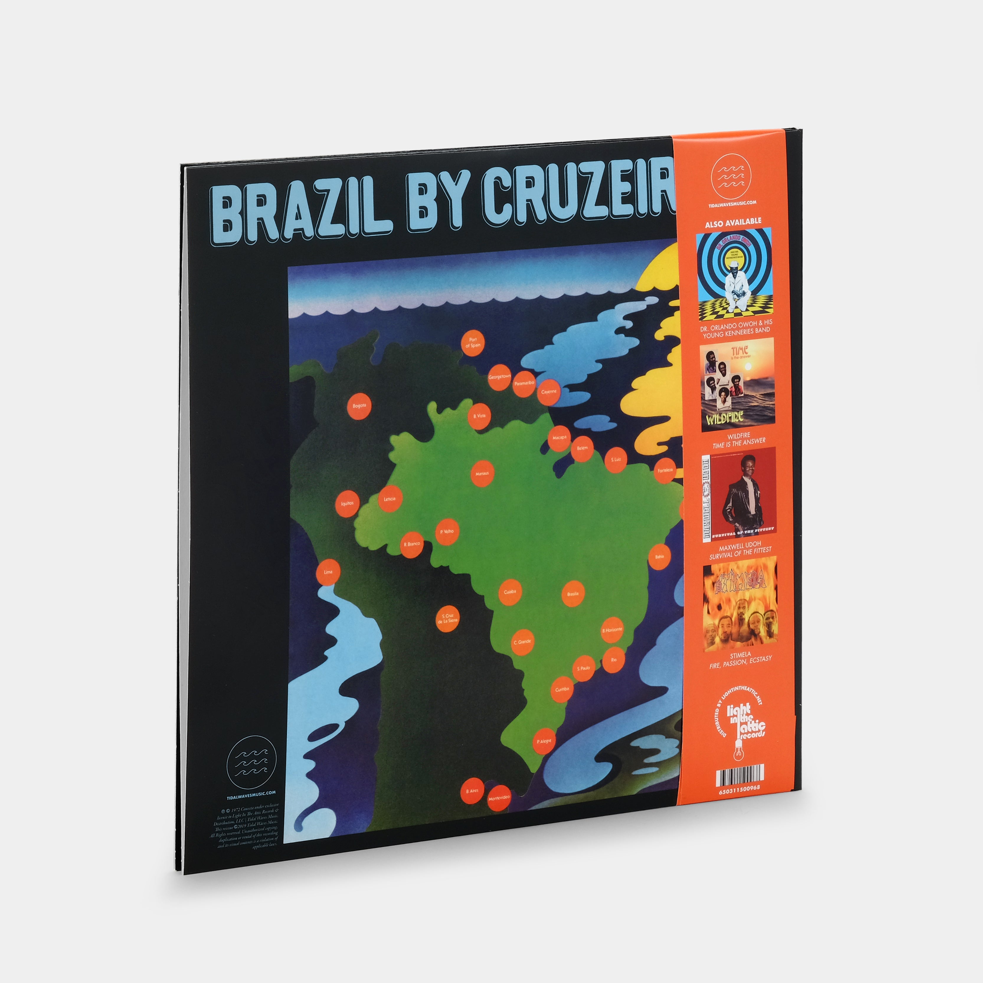 Marcos Valle & Azymuth - Fly Cruzeiro LP Tangerine Vinyl Record