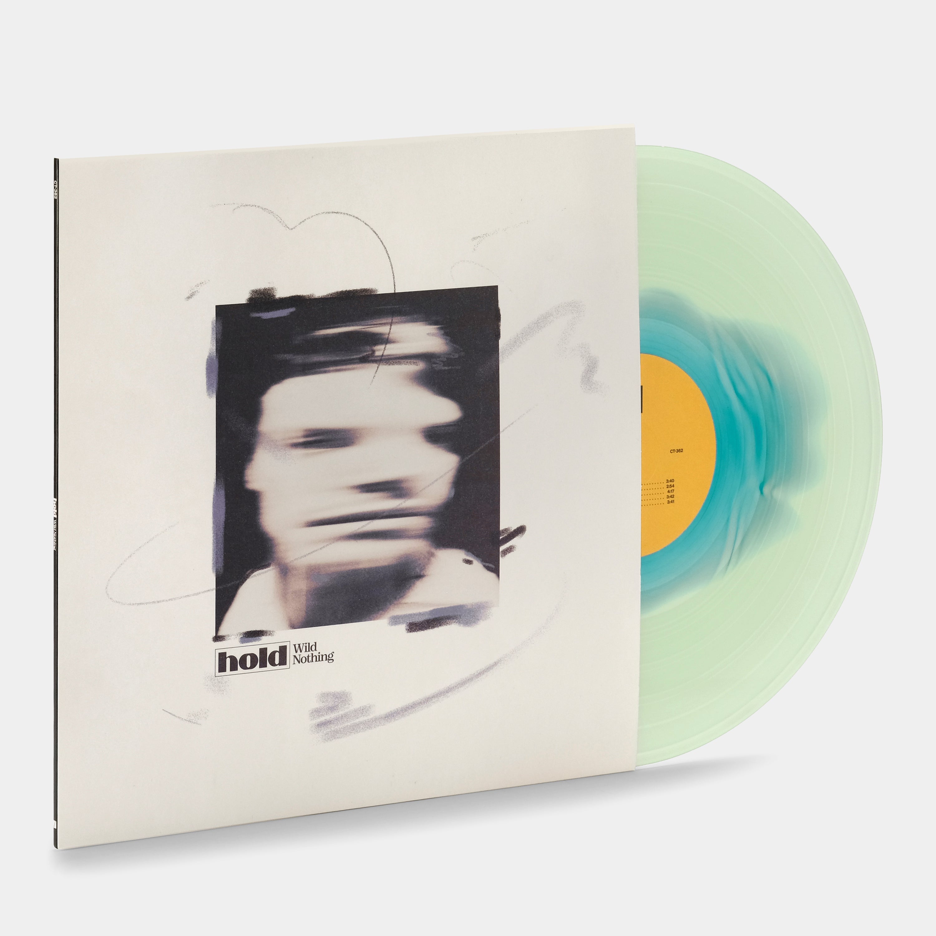 Wild Nothing - Hold LP Sea Blue In Coke Bottle Green Vinyl Record
