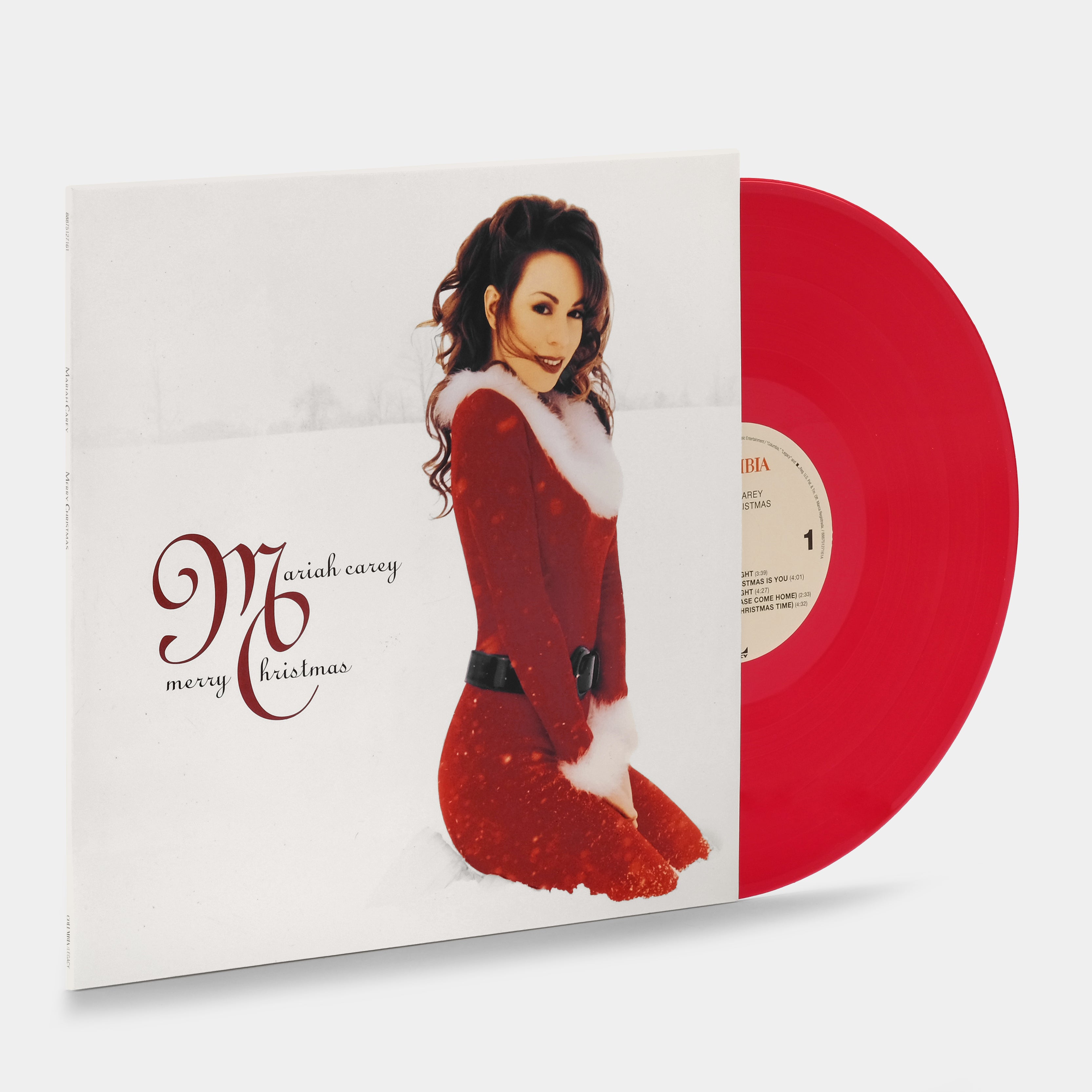 Mariah Carey - Merry Christmas (Deluxe Anniversary Edition) LP Red Vinyl Record