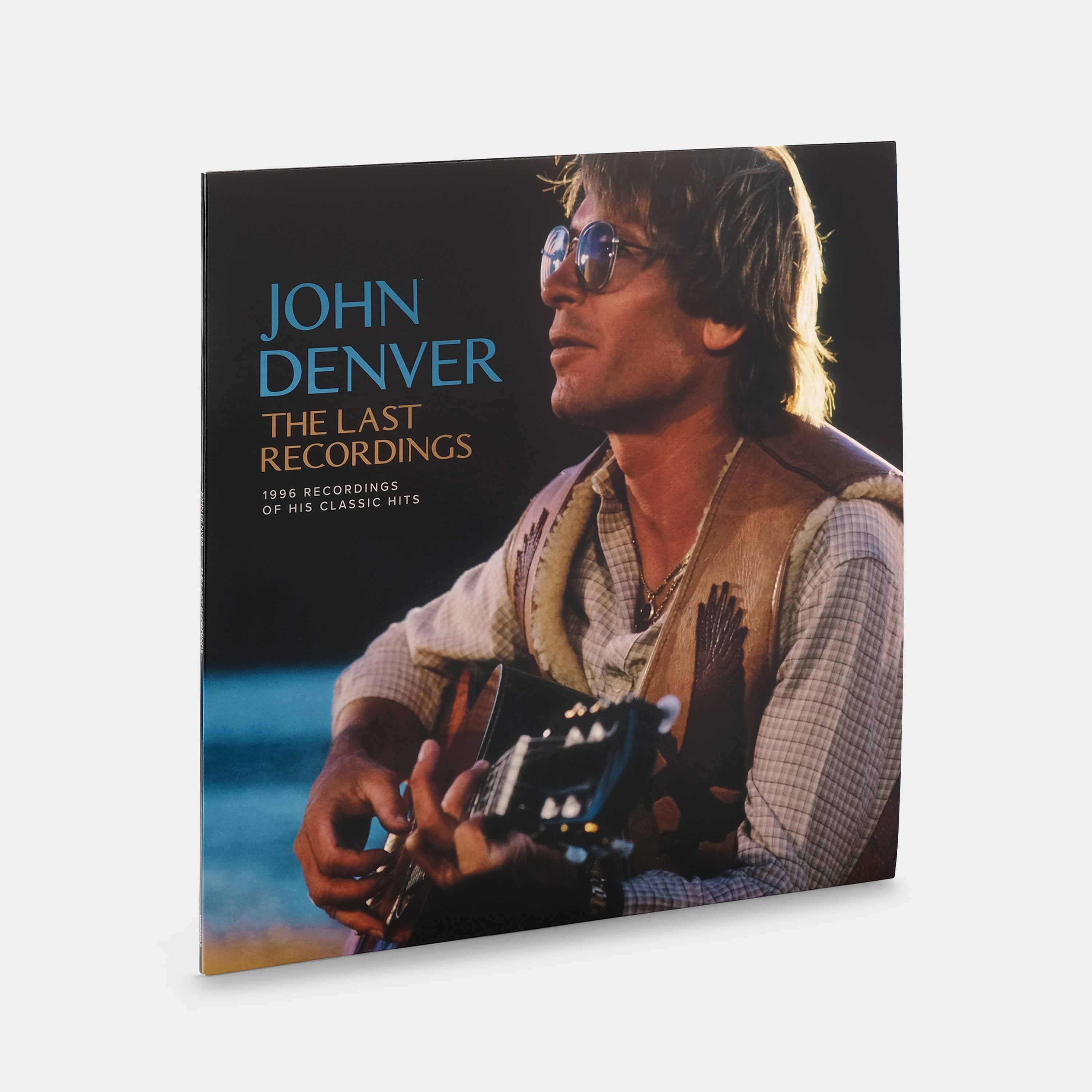 John Denver - The Last Recordings LP Blue Seafoam Wave Vinyl Record