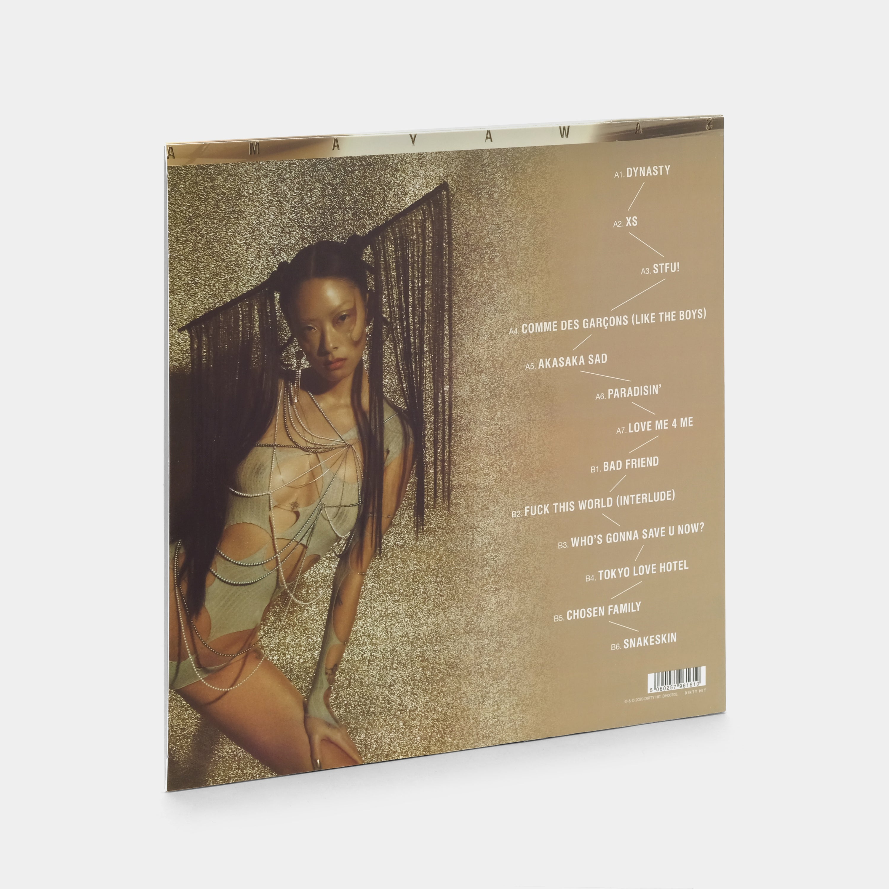 Rina Sawayama - Sawayama LP Gold Vinyl Record