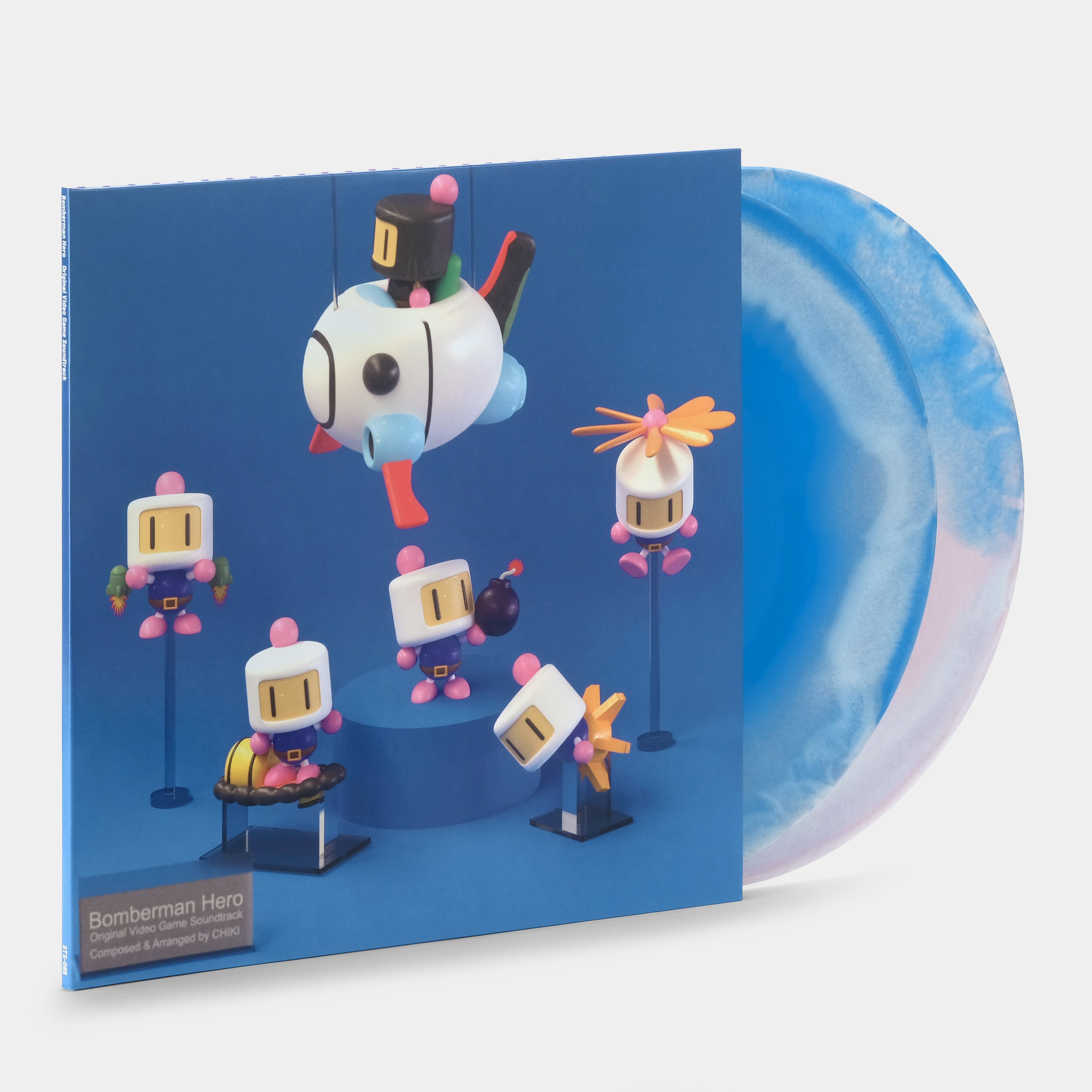 Jun Chikuma - Bomberman Hero (Original Video Game Soundtrack) 2xLP Swirl Vinyl Record