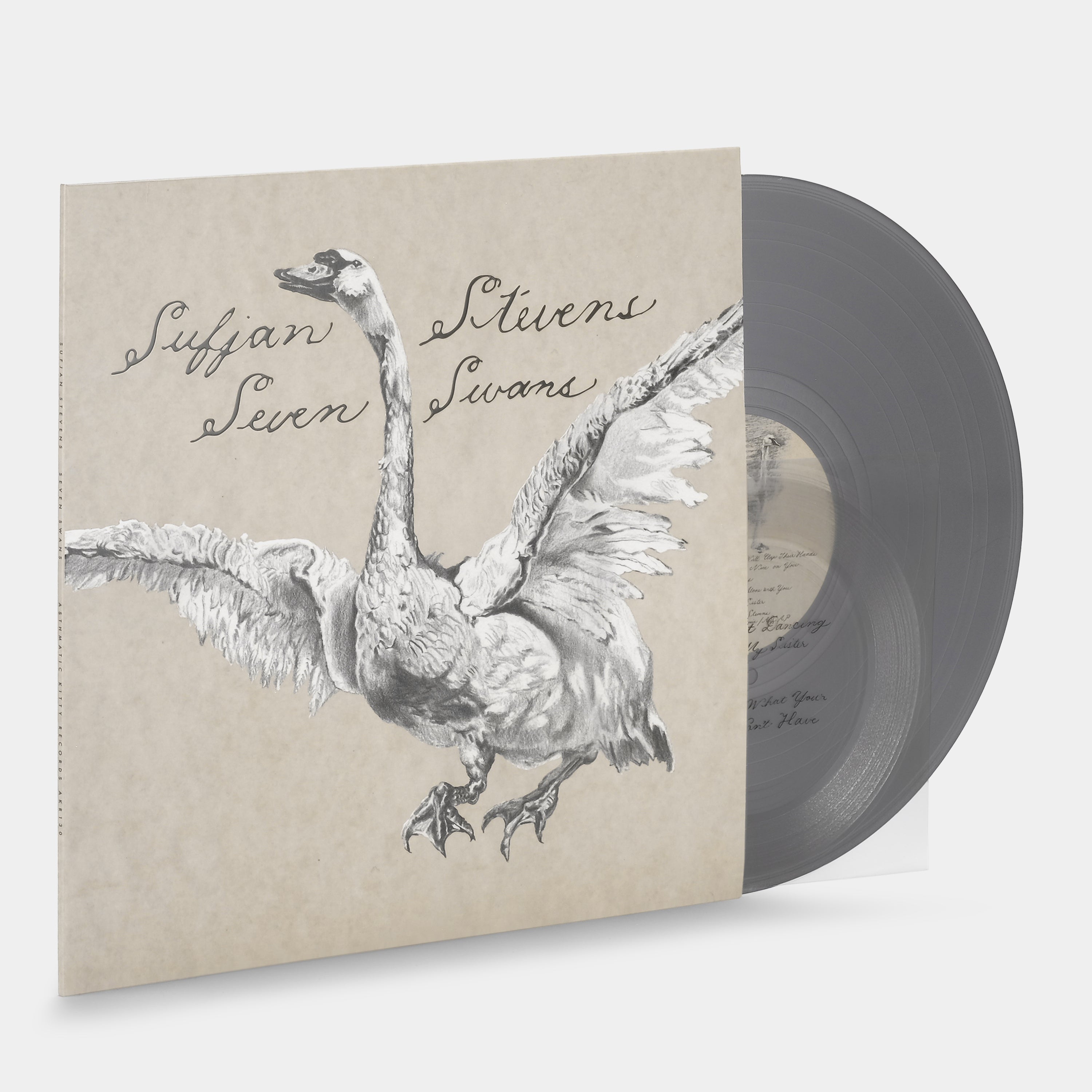 Sufjan Stevens - Seven Swans (20th Anniversary Edition) LP Silver Vinyl Record and Clear Flexi-disc