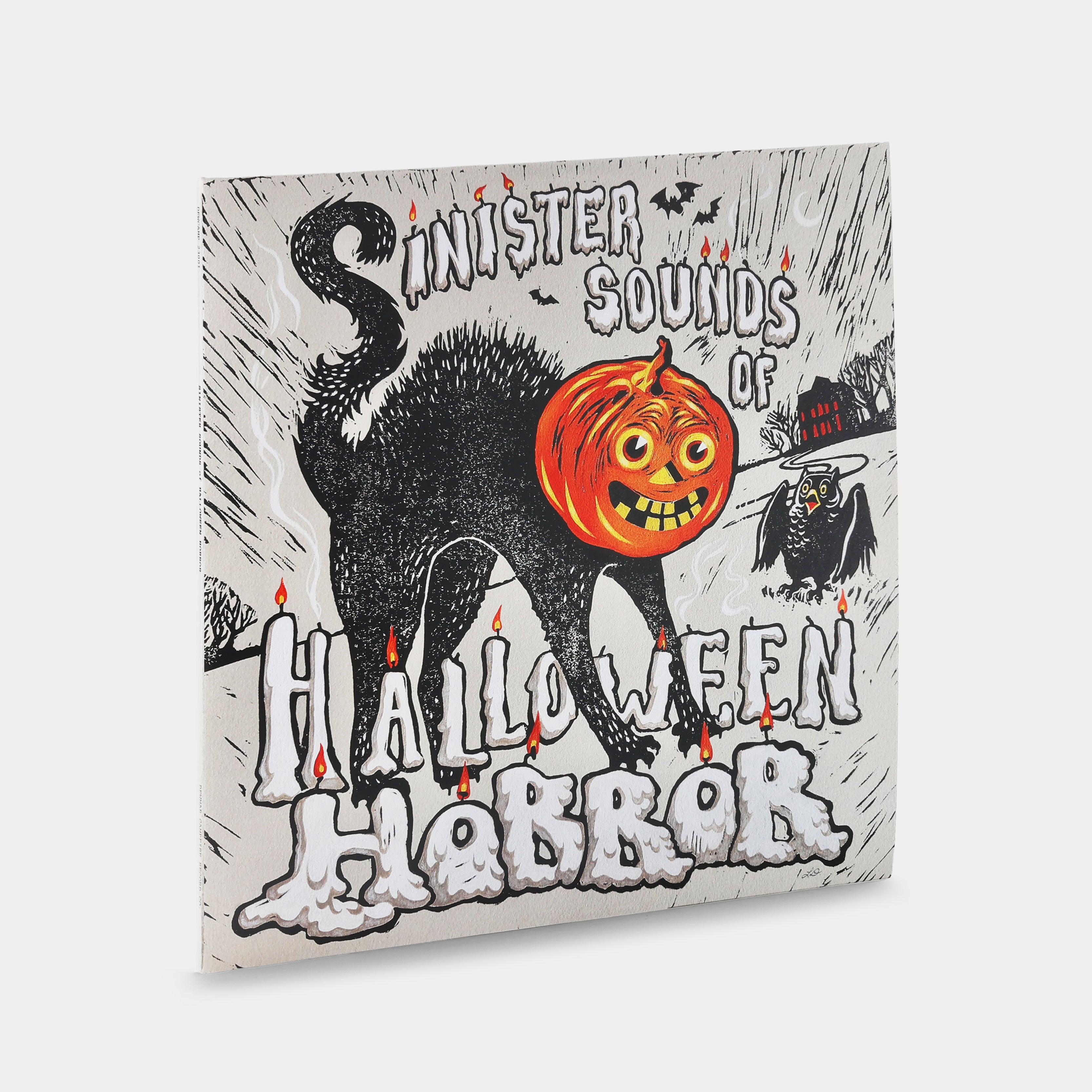 Sinister Sounds of Halloween Horror LP Tombstone Gray Vinyl Record