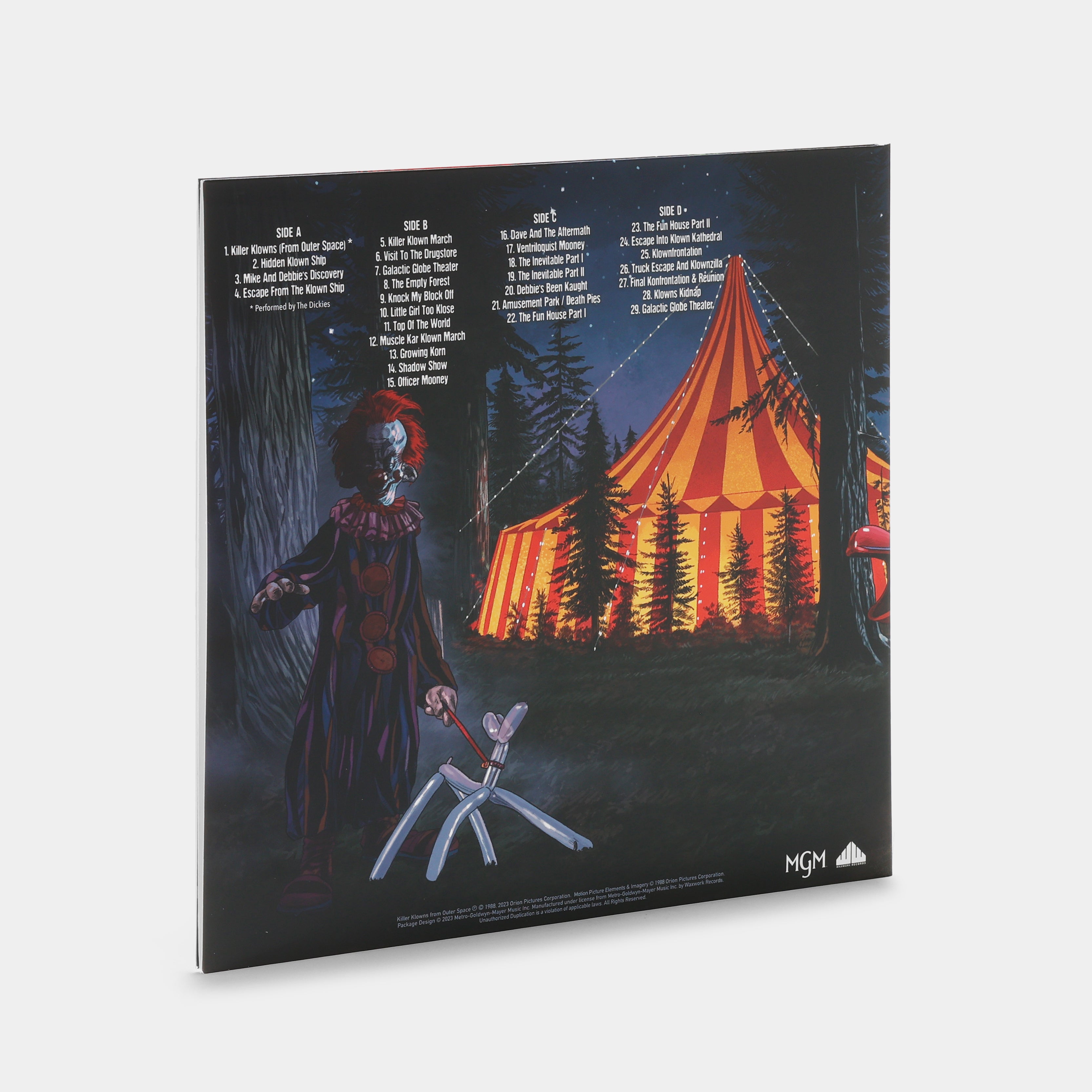 John Massari - Killer Klowns From Outer Space 2xLP Killer Klown Vinyl Record