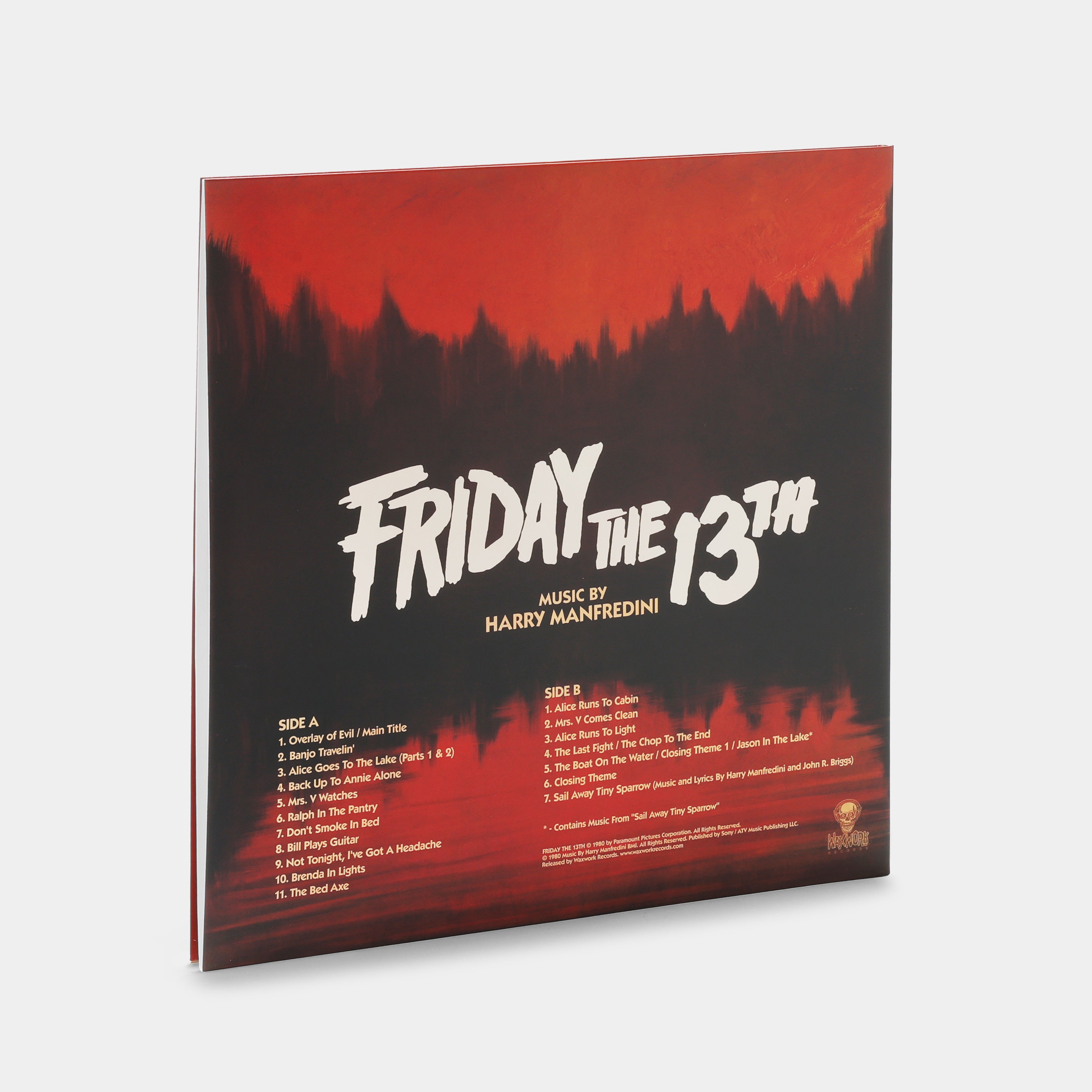 Harry Manfredini - Friday The 13th (Original Motion Picture Score) LP Silver, Black, Red and Metallic Splatter Vinyl Record