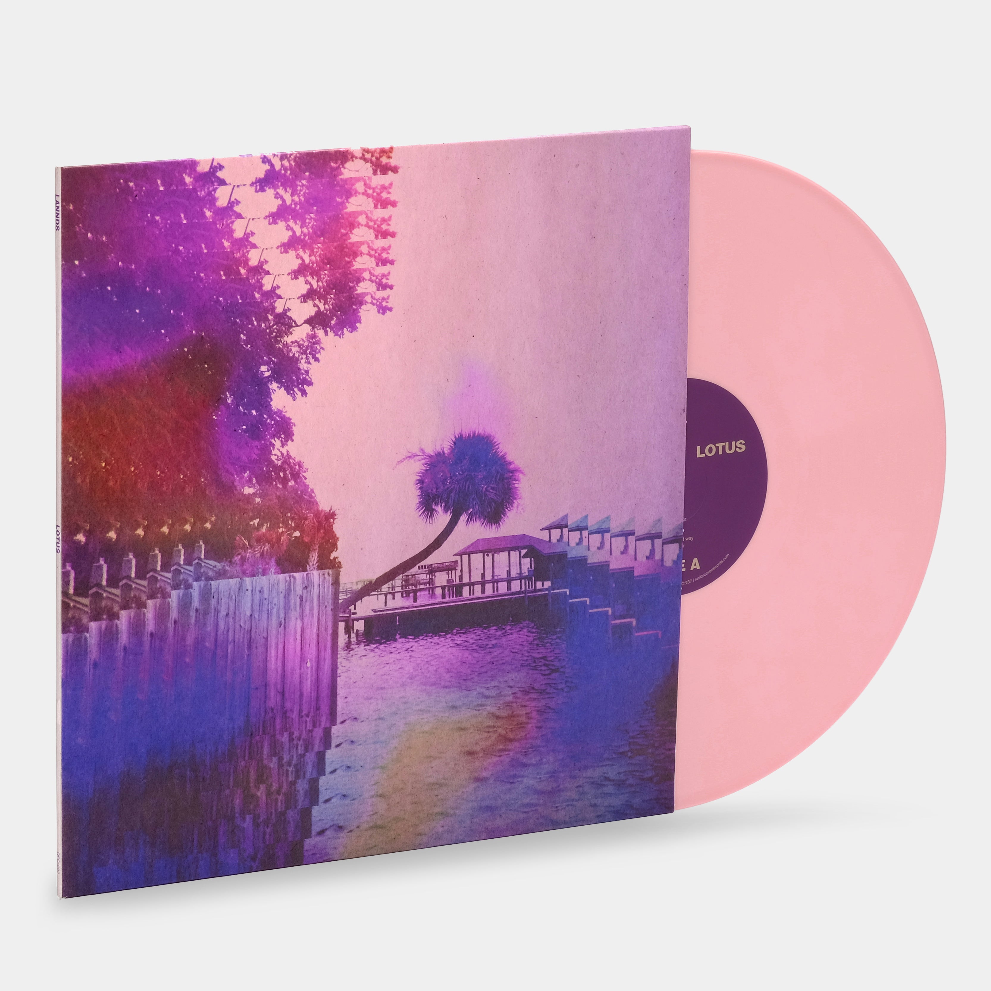 LAANDS - lotus deluxe LP Pink Vinyl Record