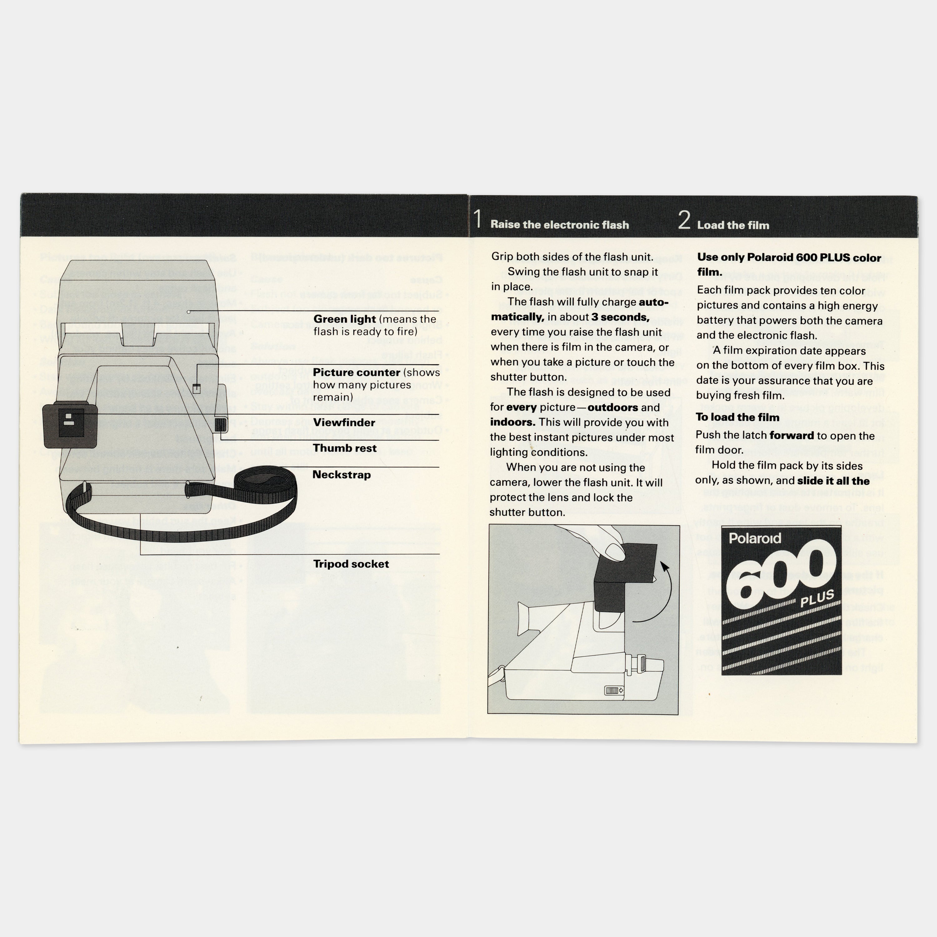 Polaroid 600 "CoolCam" Camera Manual