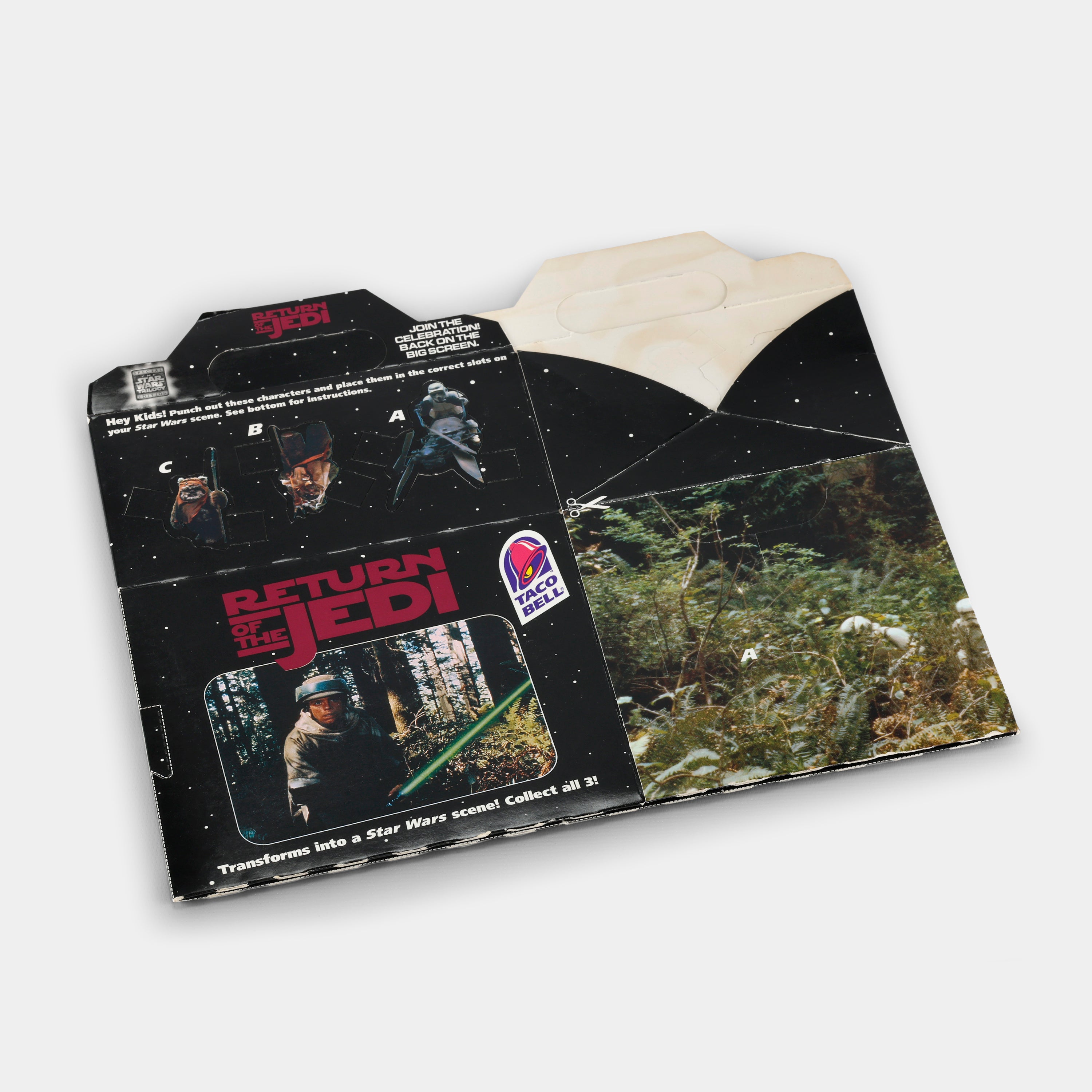 Star Wars Taco Bell Kid's Meal Box - Return Of The Jedi