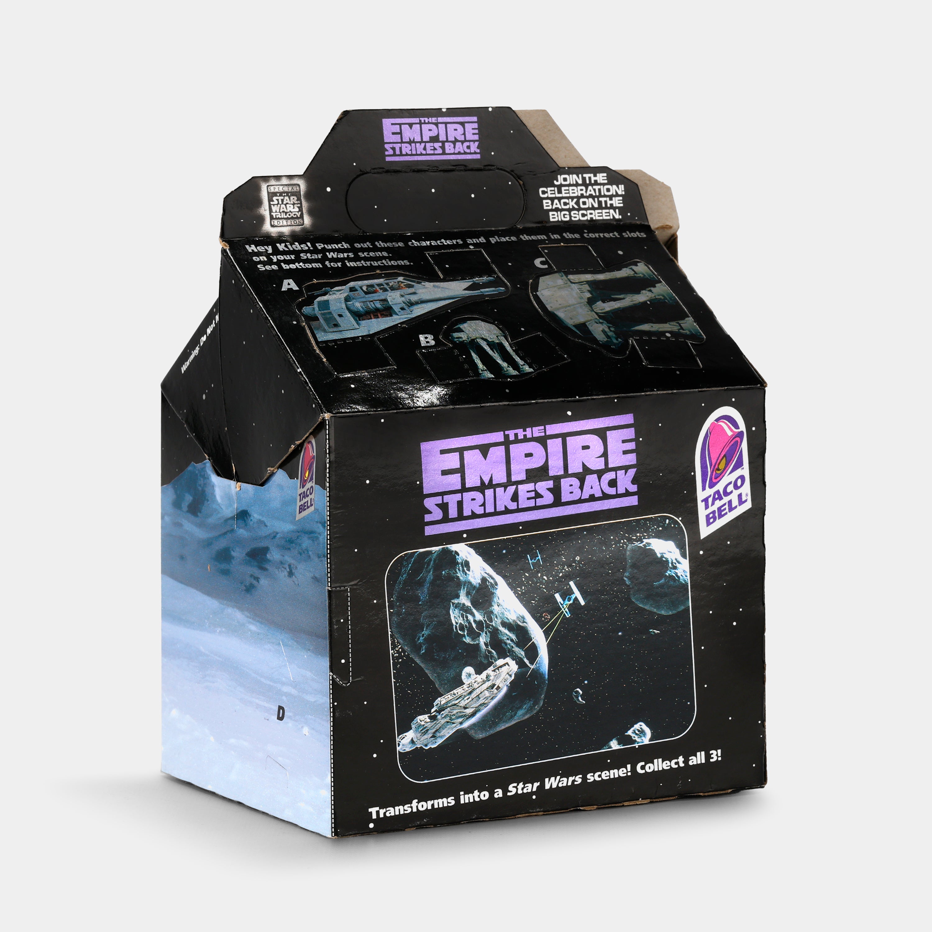Star Wars Taco Bell Kid's Meal Box - The Empire Strikes Back