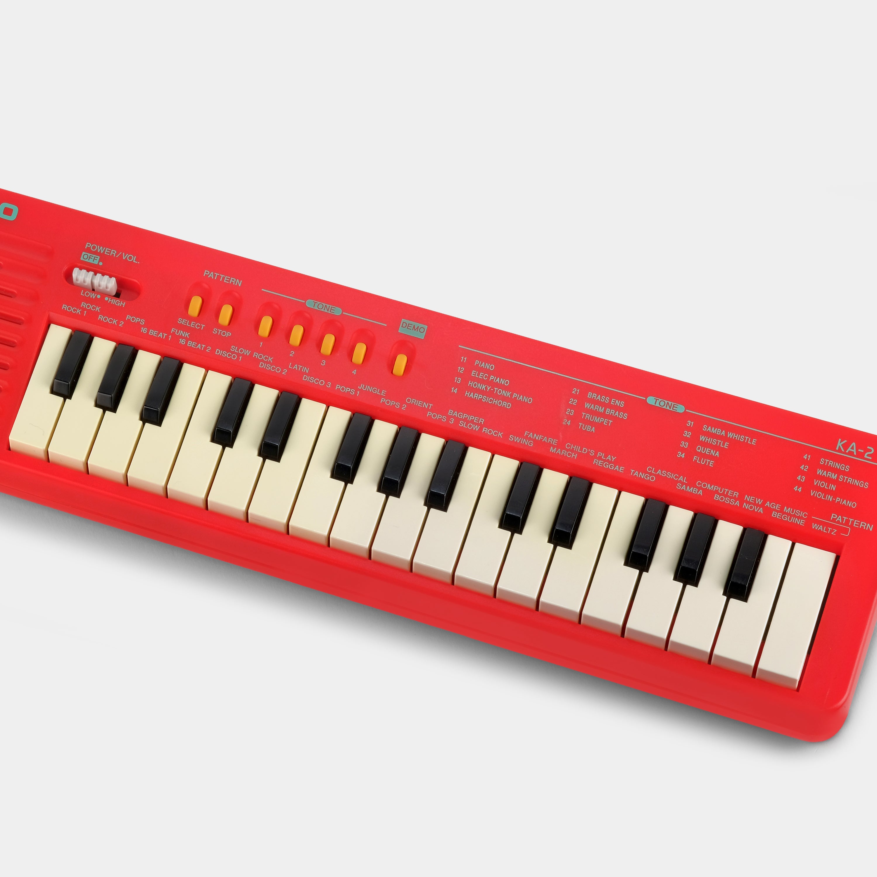 Casio KA-2 Red Synthesizer Keyboard