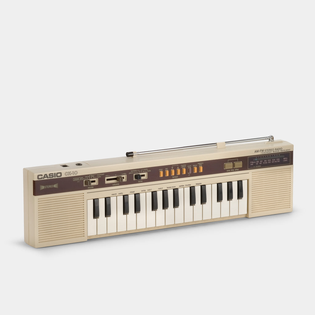 Casio CK-10☆美品中古☆状態良好☆AM/FMラジオ付き☆