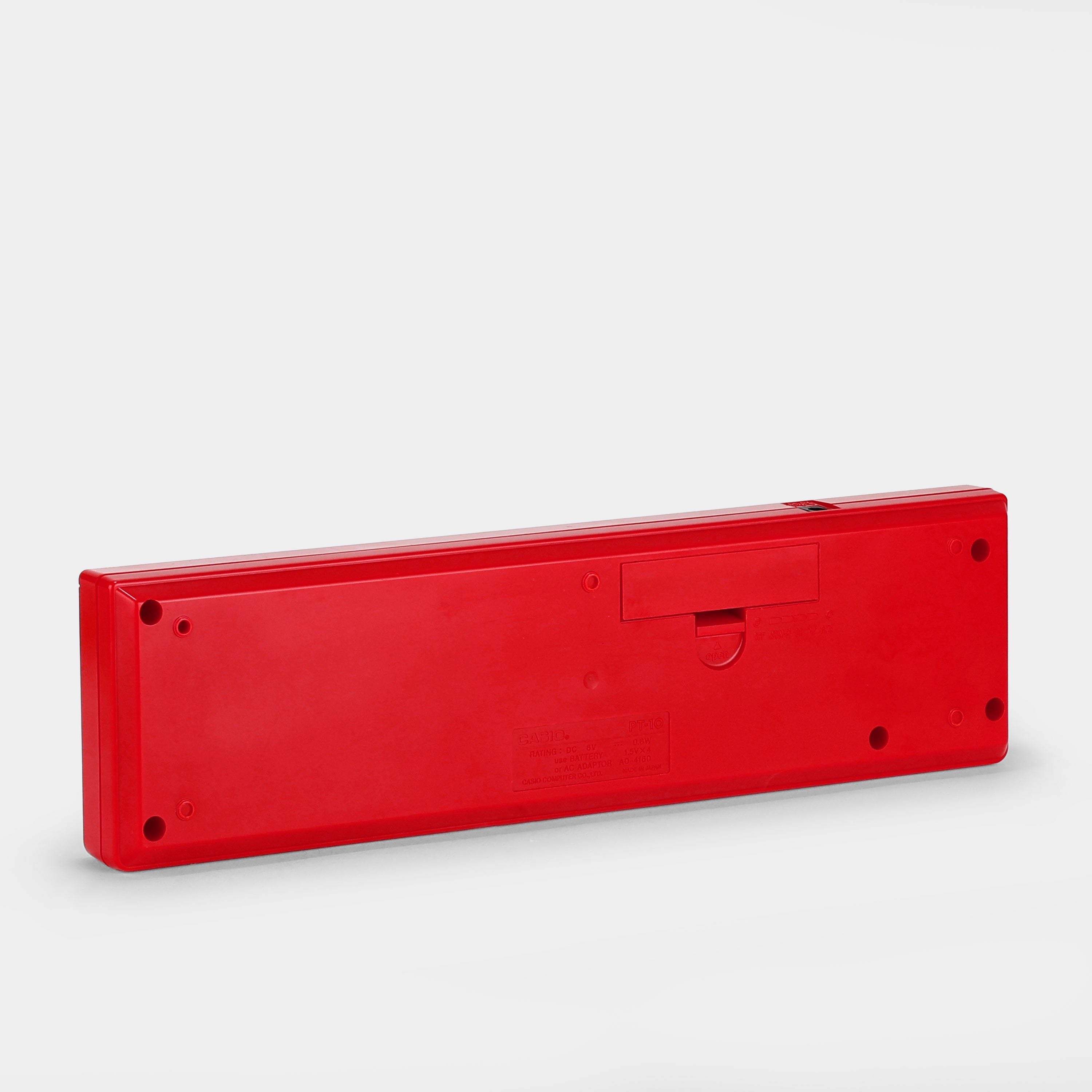 Casio PT-10 Red Mini Synthesizer – Retrospekt