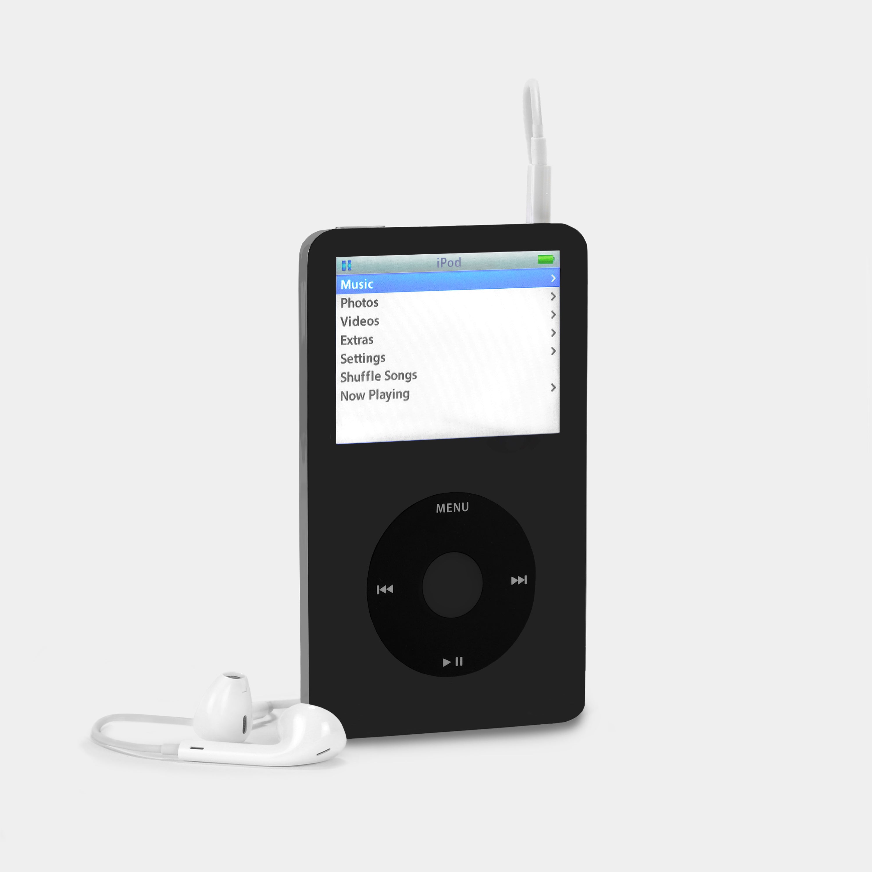 APPLE IPOD CLASSIC 5th GENERATION 80GB authentic BLACK MP3 PLAYER WORKS WELL