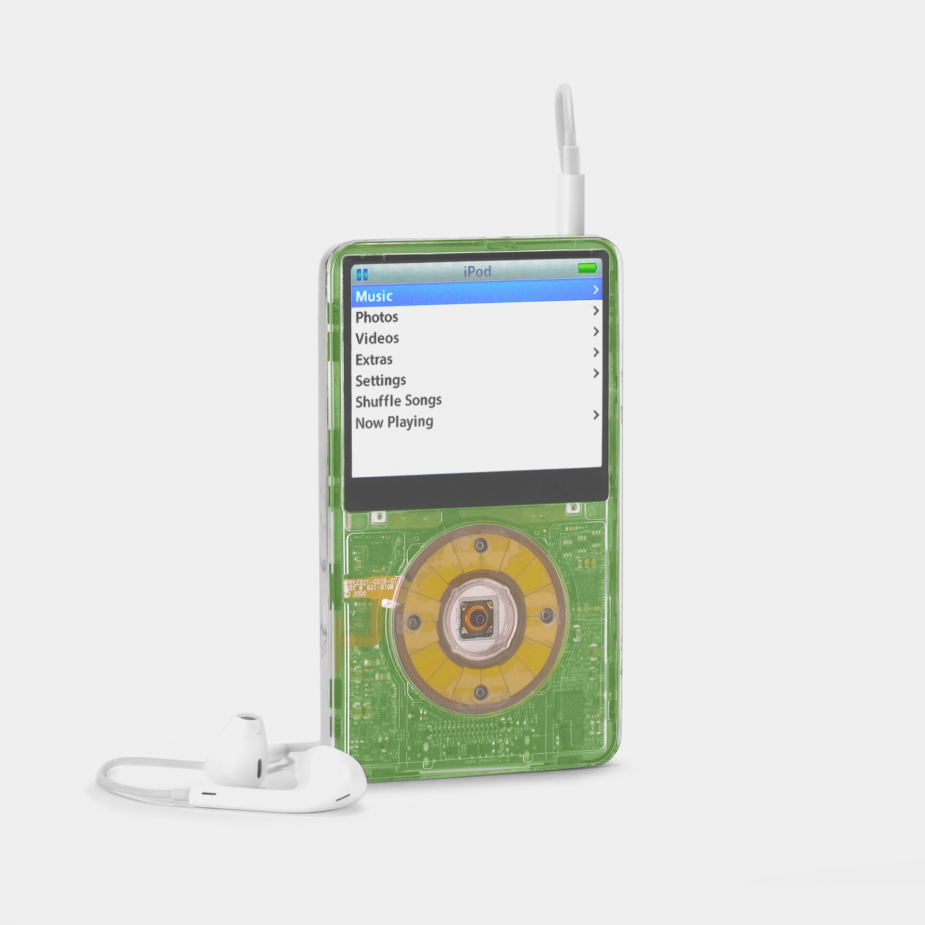 Apple iPod (5th Generation) Clear Green MP3 Player