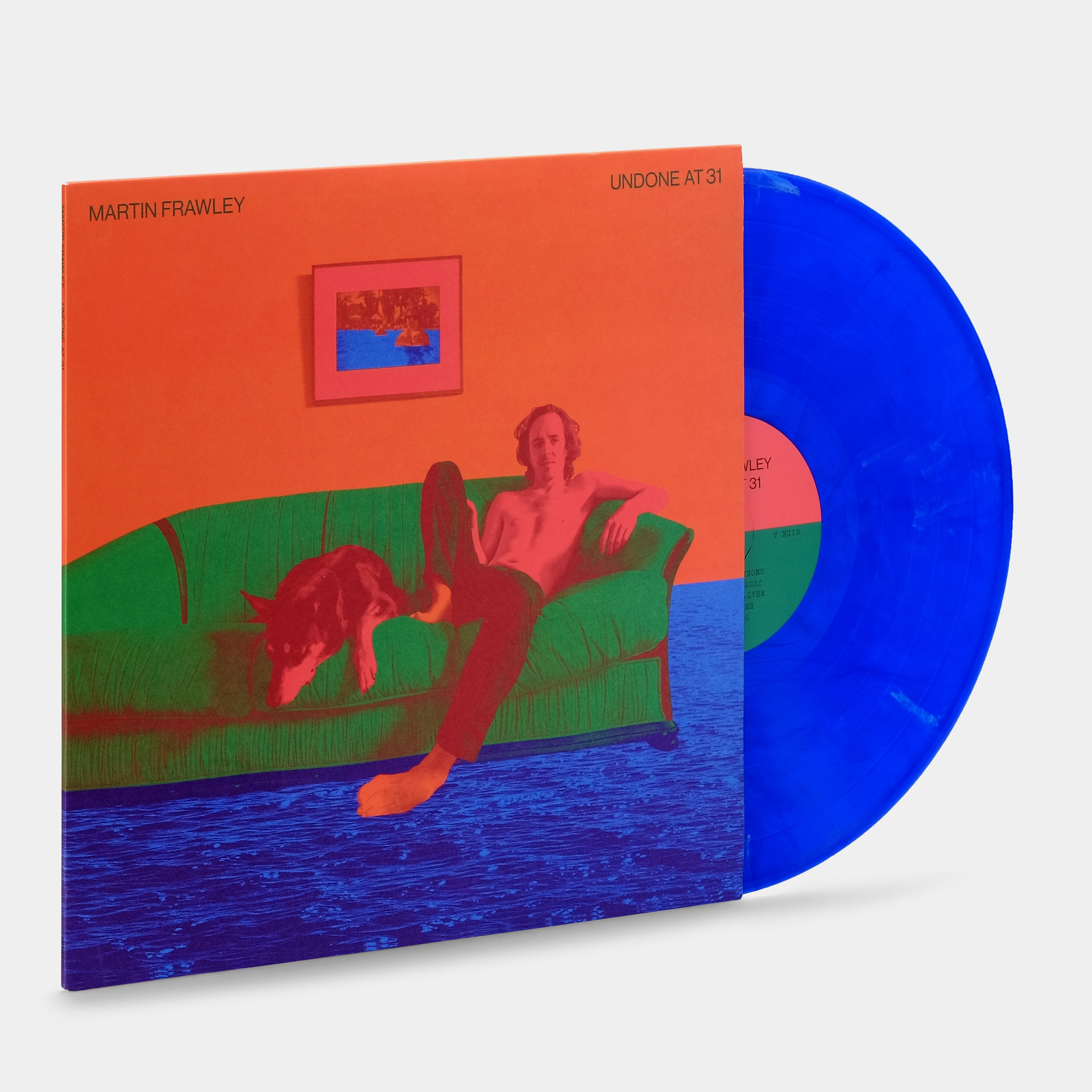 Martin Frawley - Undone At 31 (Peak Vinyl Edition) Blue & White LP Vinyl Record