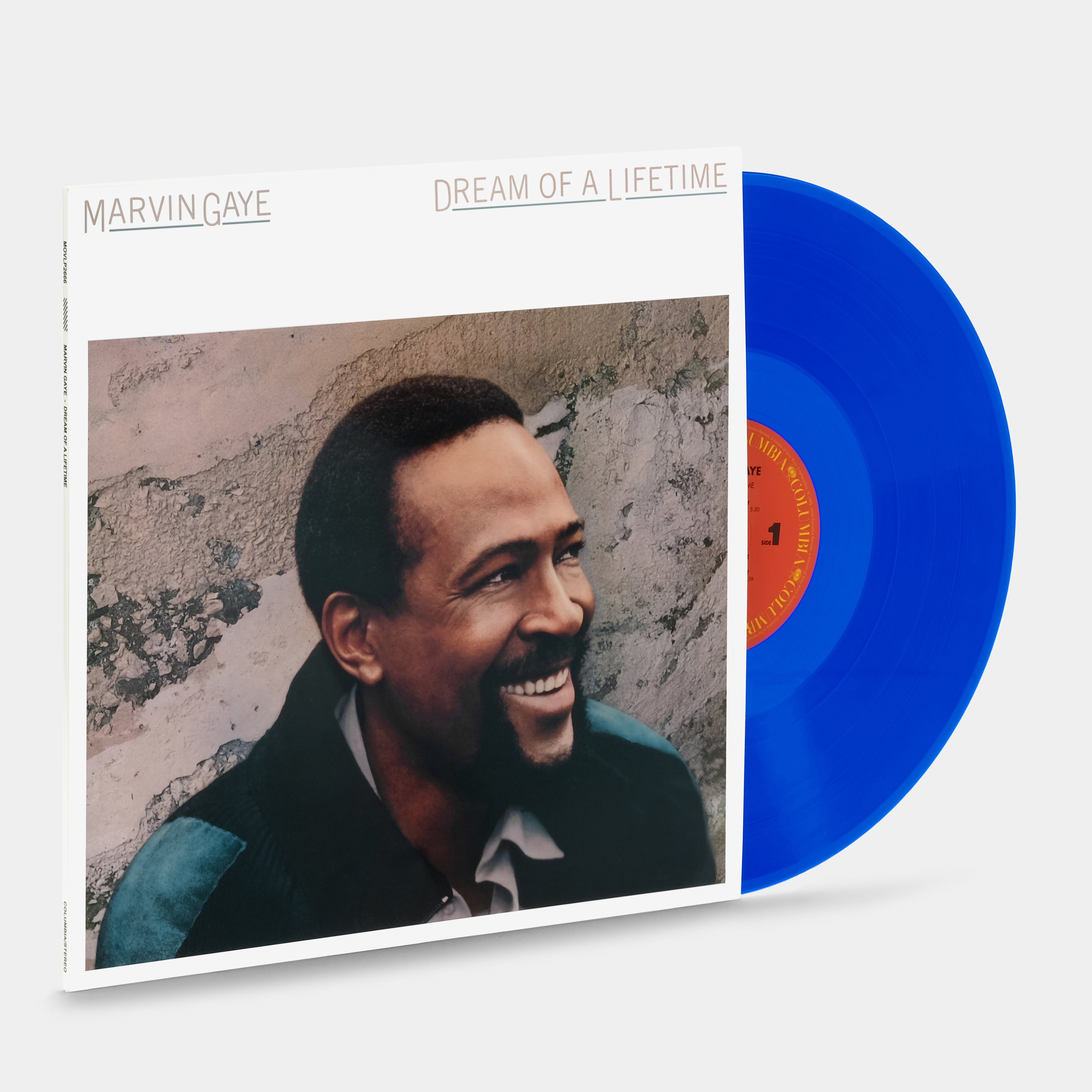 Marvin Gaye - Dream of a Lifetime LP Blue Vinyl Record