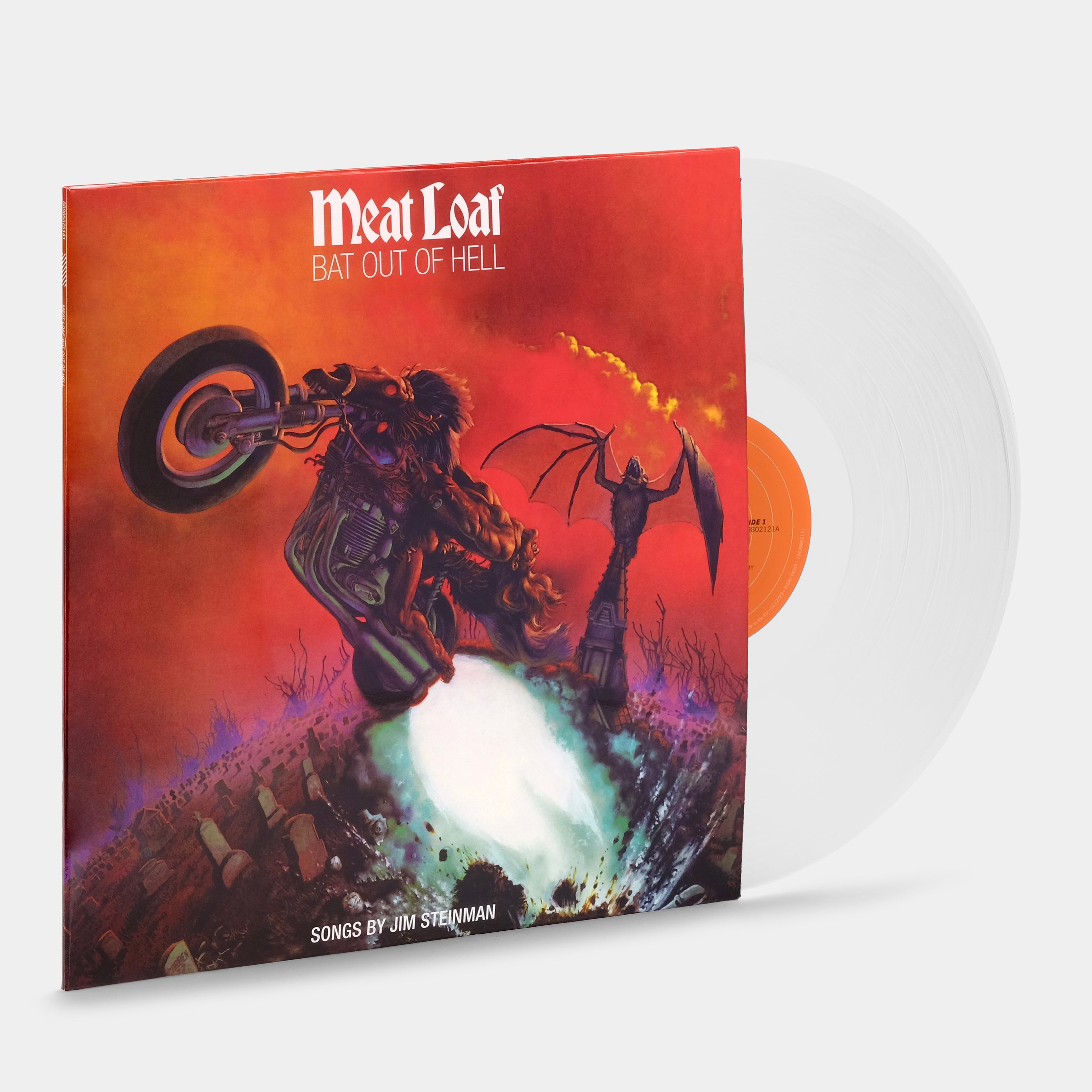 Meat Loaf - Bat Out Of Hell LP Clear Vinyl Record
