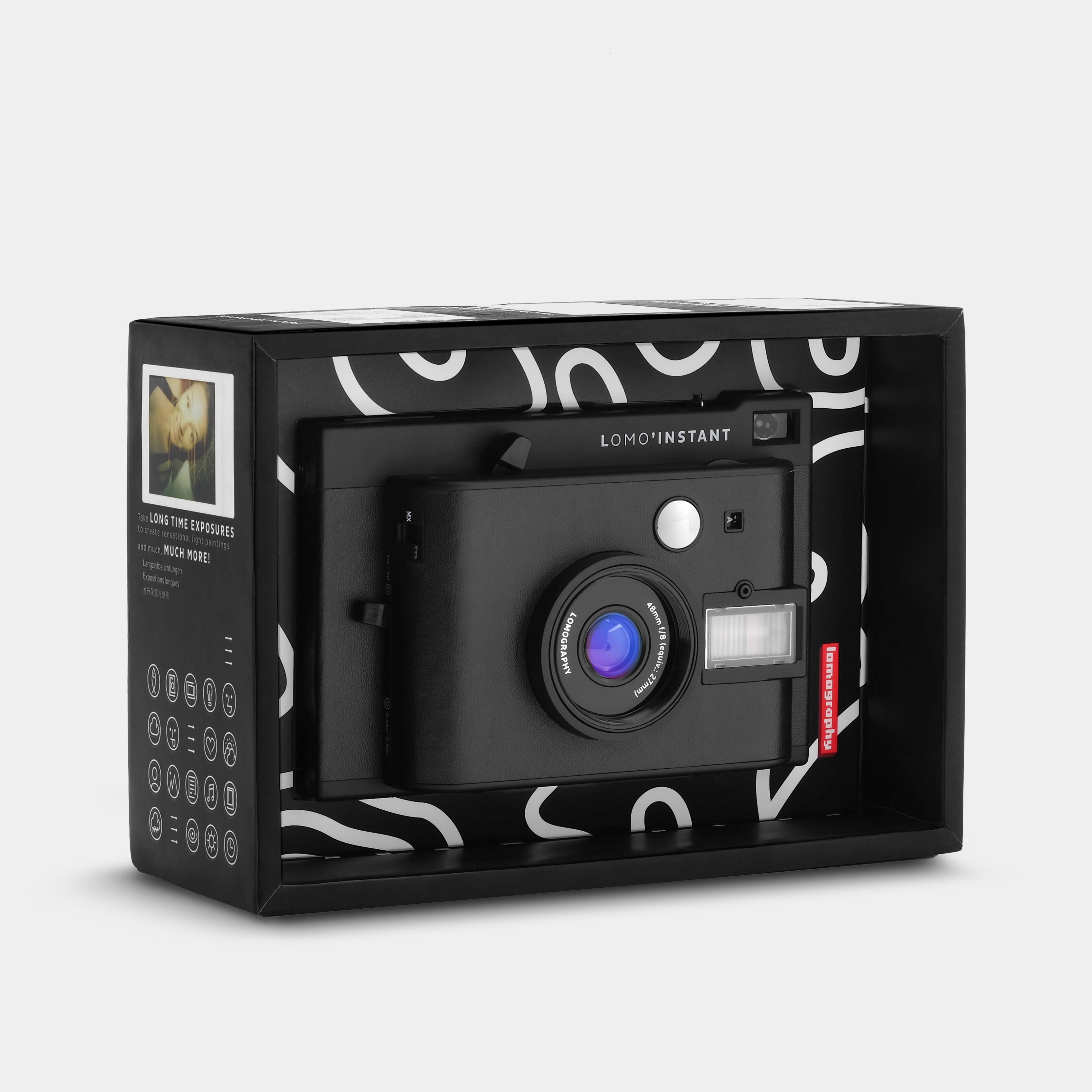 Lomography Lomo'Instant Instax Mini Black Instant Film Camera