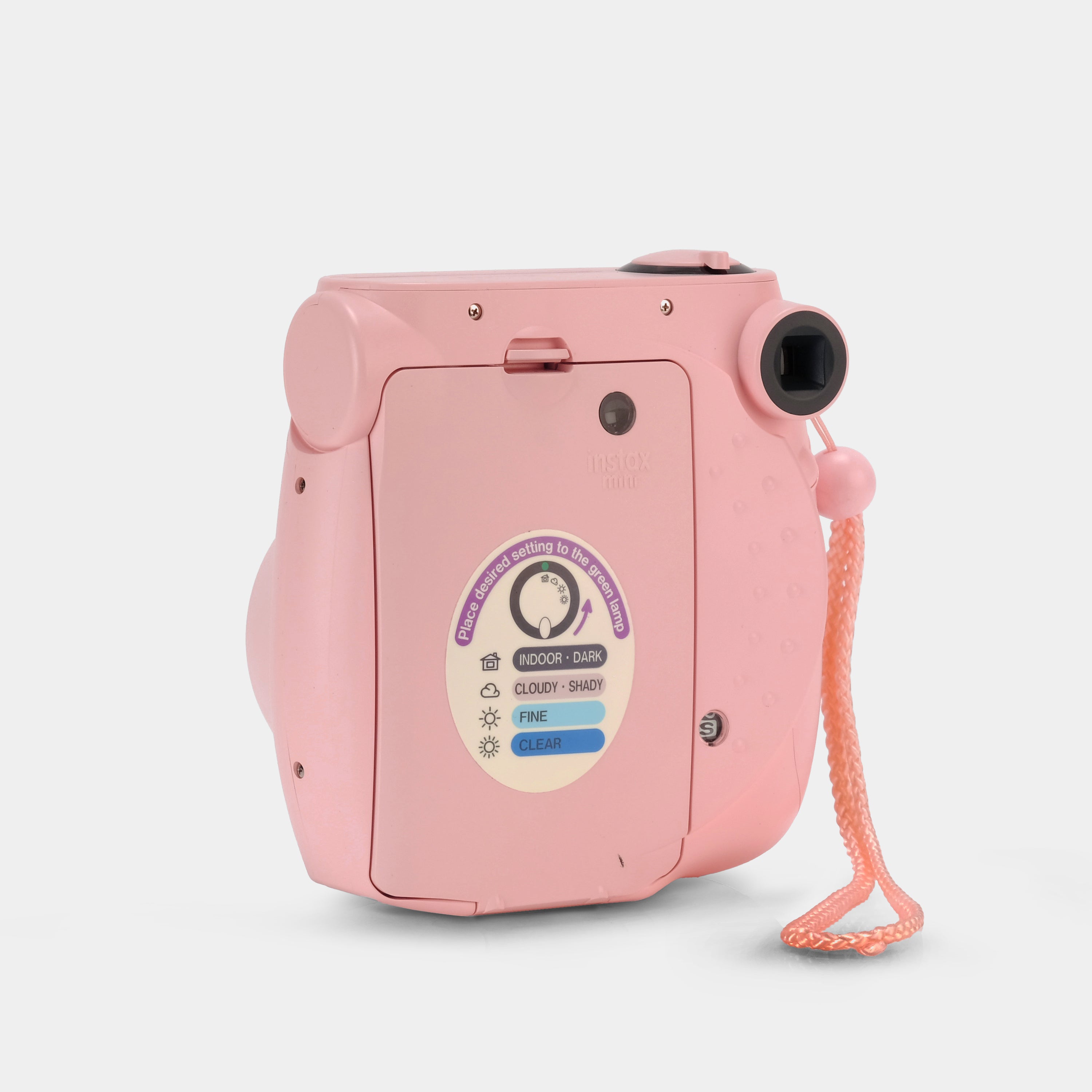 Back Instax Mini Fujifilm Instax Mini 7S Pink Instant Film Camera