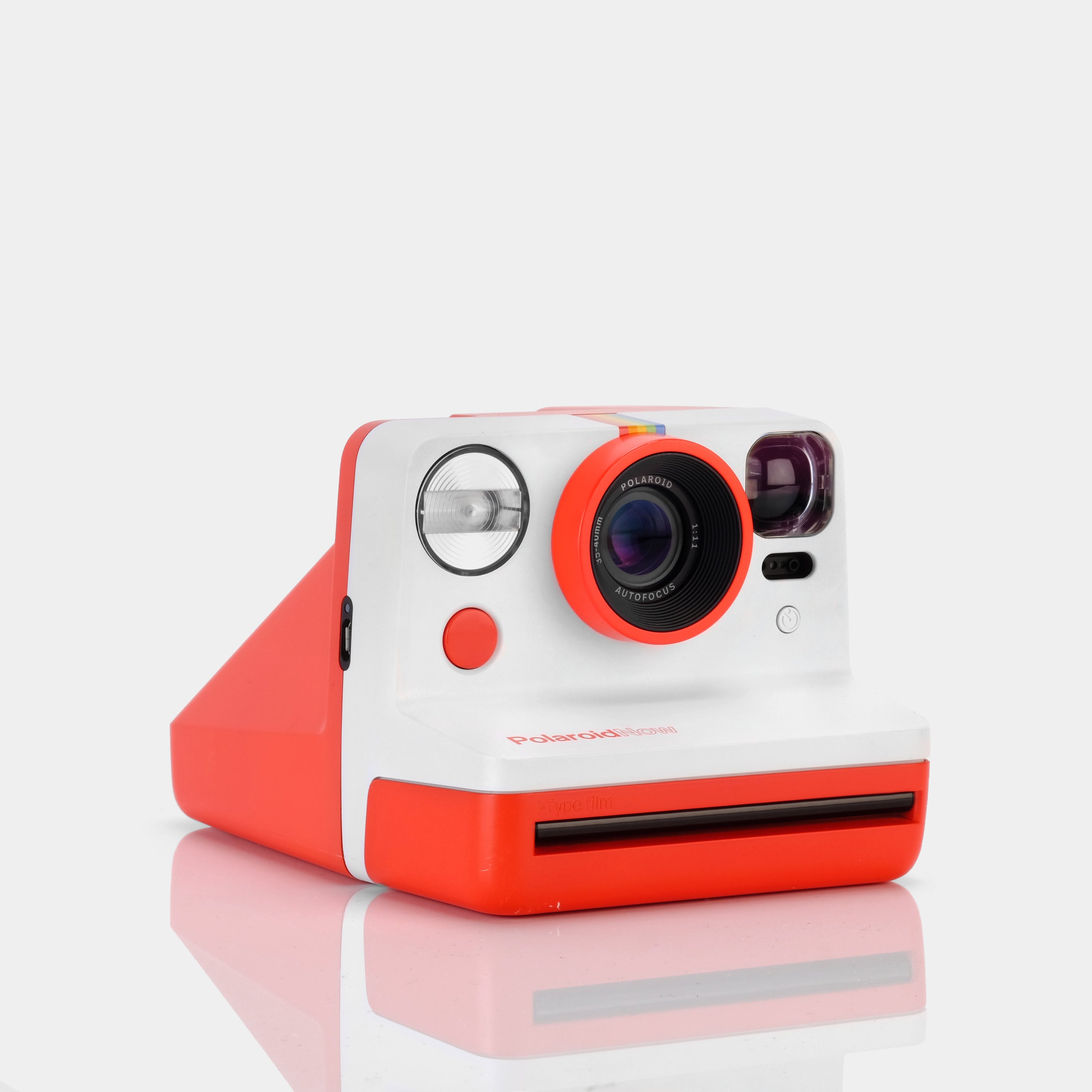 Polaroid i-Type Now Red and White Instant Film Camera - Refurbished