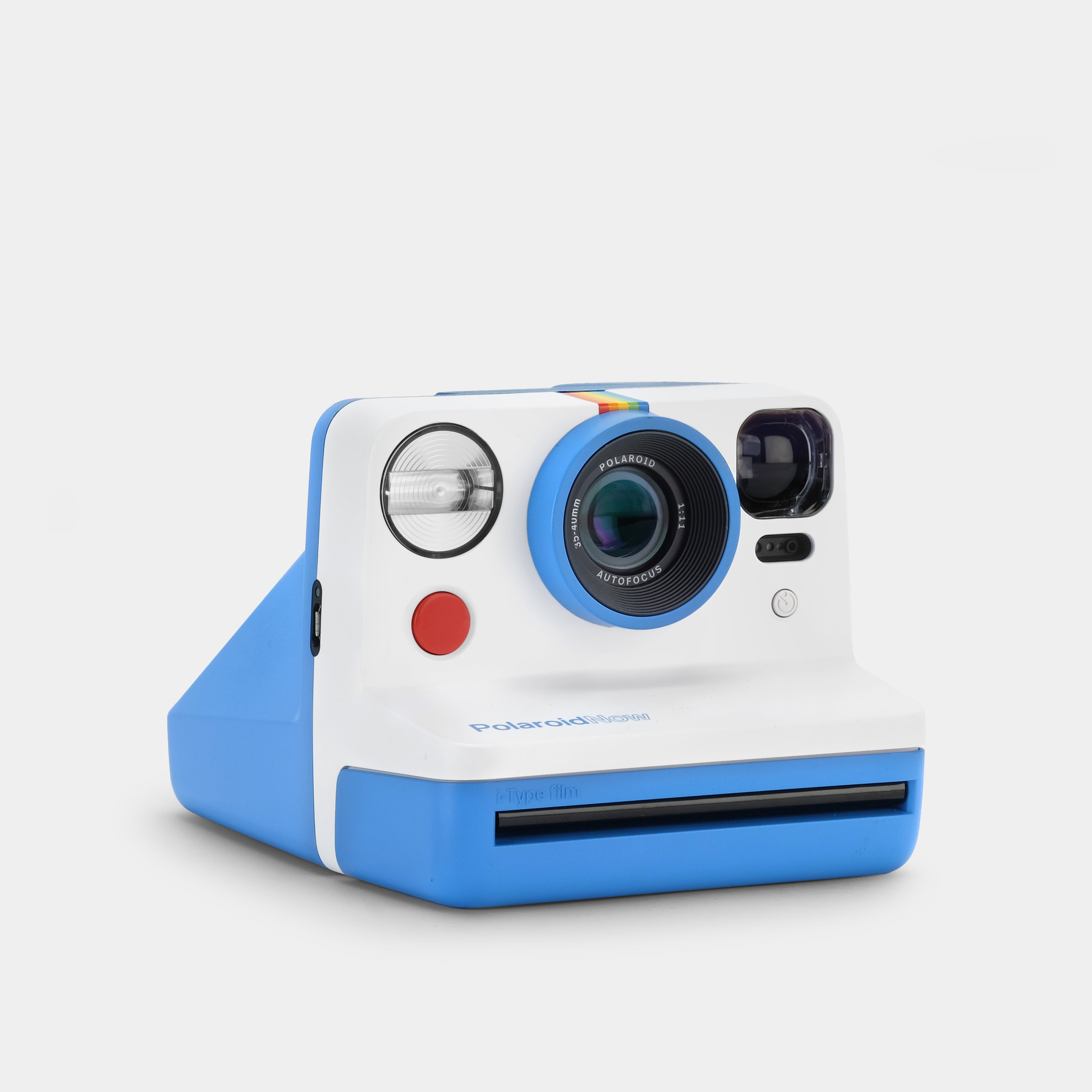 Polaroid i-Type Now White and Blue Instant Film Camera - Refurbished