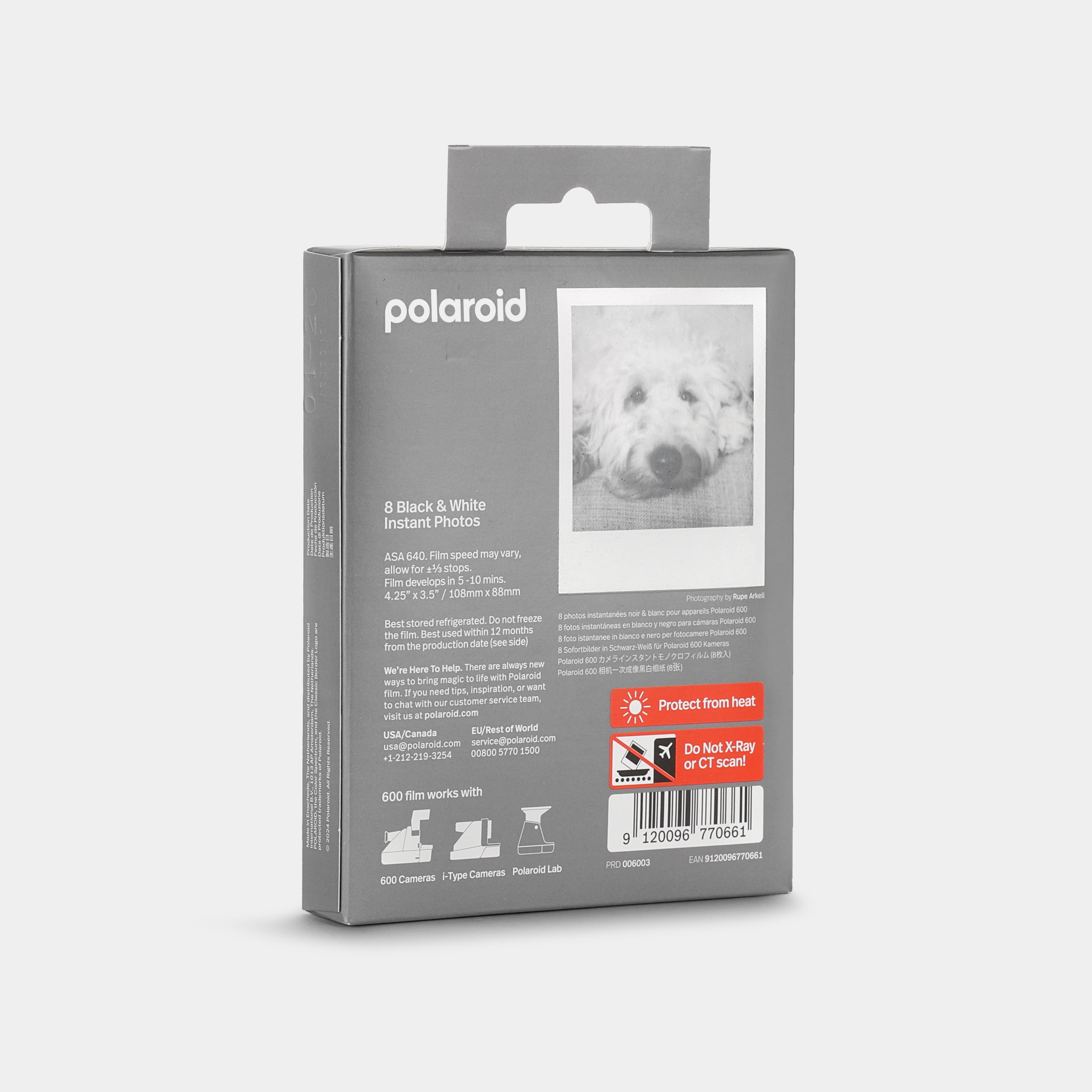 Polaroid B&W 600 Instant Film
